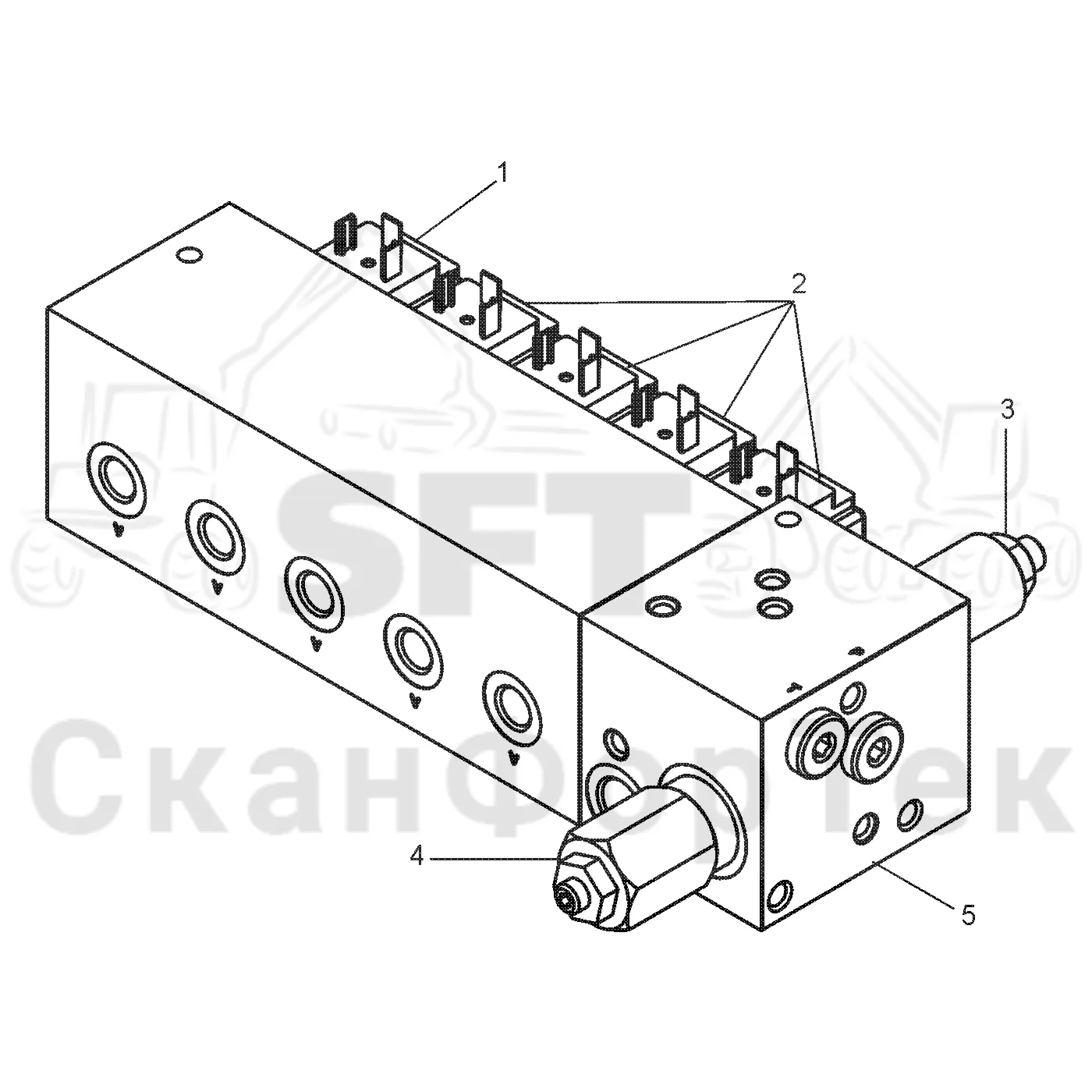 Схема: Valmet / Лесозаготовительные машины / Valmet 941 / Valmet 941 Ch 12071- / Valmet 941 Ch 12071- / Каталог запасных частей / Гидравлика / Клапан обслуживания / Клапан обслуживания / Запасные части клапана обслуживания