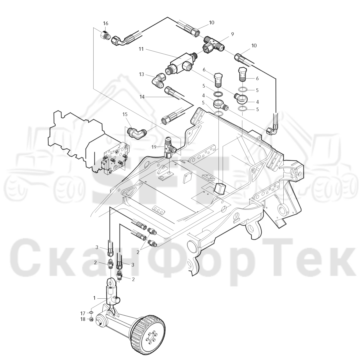 Схема: Valmet / Лесозаготовительные машины / Valmet 921 / Valmet 921 Ch -13270 / Valmet 921 Ch -13270 / Каталог запасных частей / Лесозаготовительное оборудование / Головка лесозаготовительной машины / Valmet 370 / Valmet 370 / Valmet 370 Ch. -11549 / Valmet 370 -11549 / Каталог запасных частей / Измерение / Гидравлика подъемного механизма мерного ролика