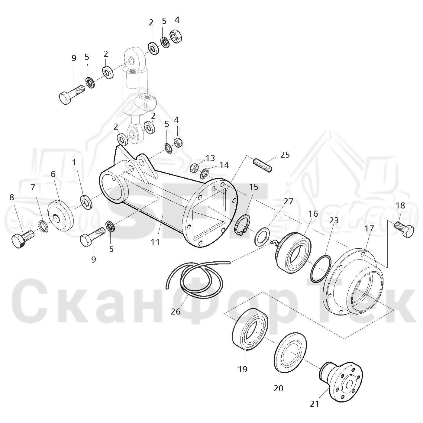 Схема: Valmet / Головки лесозаготовительной машины / Valmet 370 / Valmet 370 Ch 11601- / Valmet 370 Ch 11601- / Valmet 370 11601- / Каталог запасных частей / Измерение / Измерение длины