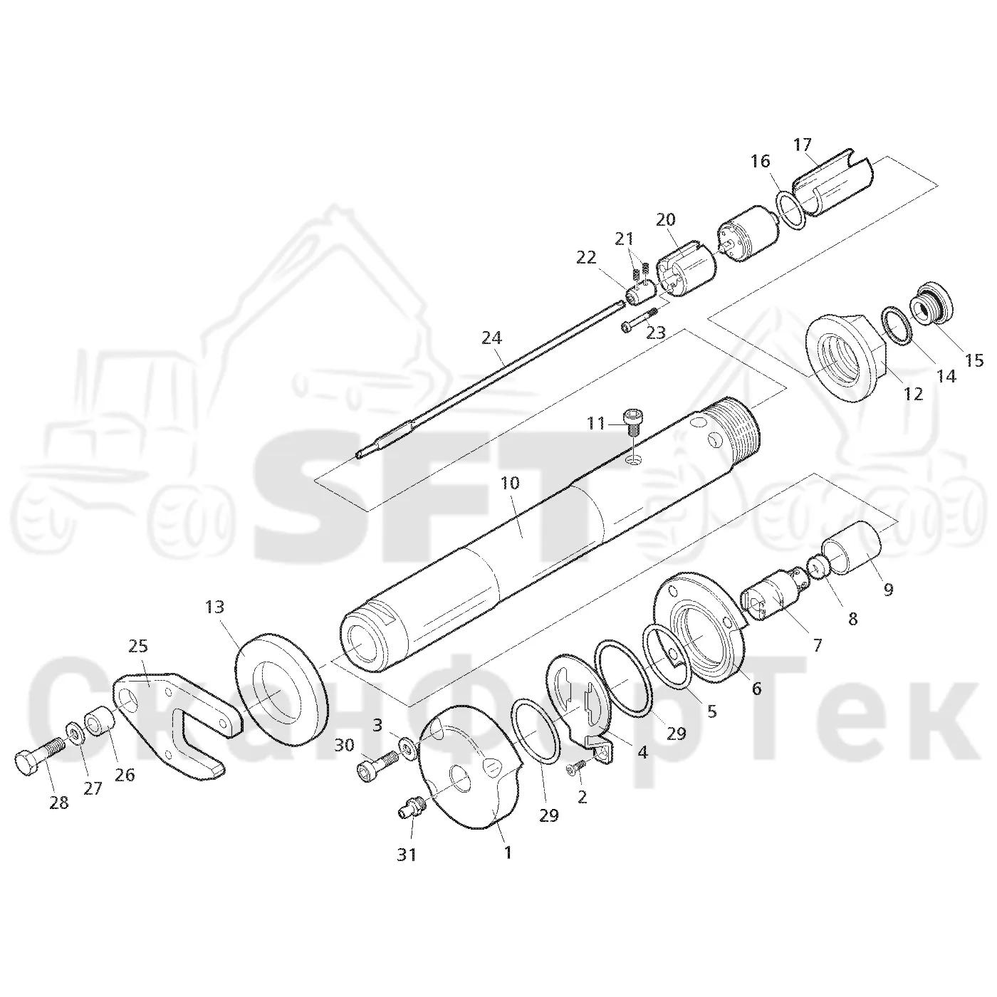 Схема: Valmet / Лесозаготовительные машины / Valmet 921.1 / Valmet 921.1  Ch. -113530 / Valmet 921.1  Ch. -113530 / Каталог запасных частей / Лесозаготовительное оборудование / Головка лесозаготовительной машины / Valmet 370 / Valmet 370 / Valmet 370   Ch  11601- / Valmet 370 11601- / Каталог запасных частей / Измерение / Измерение диаметра 11666-