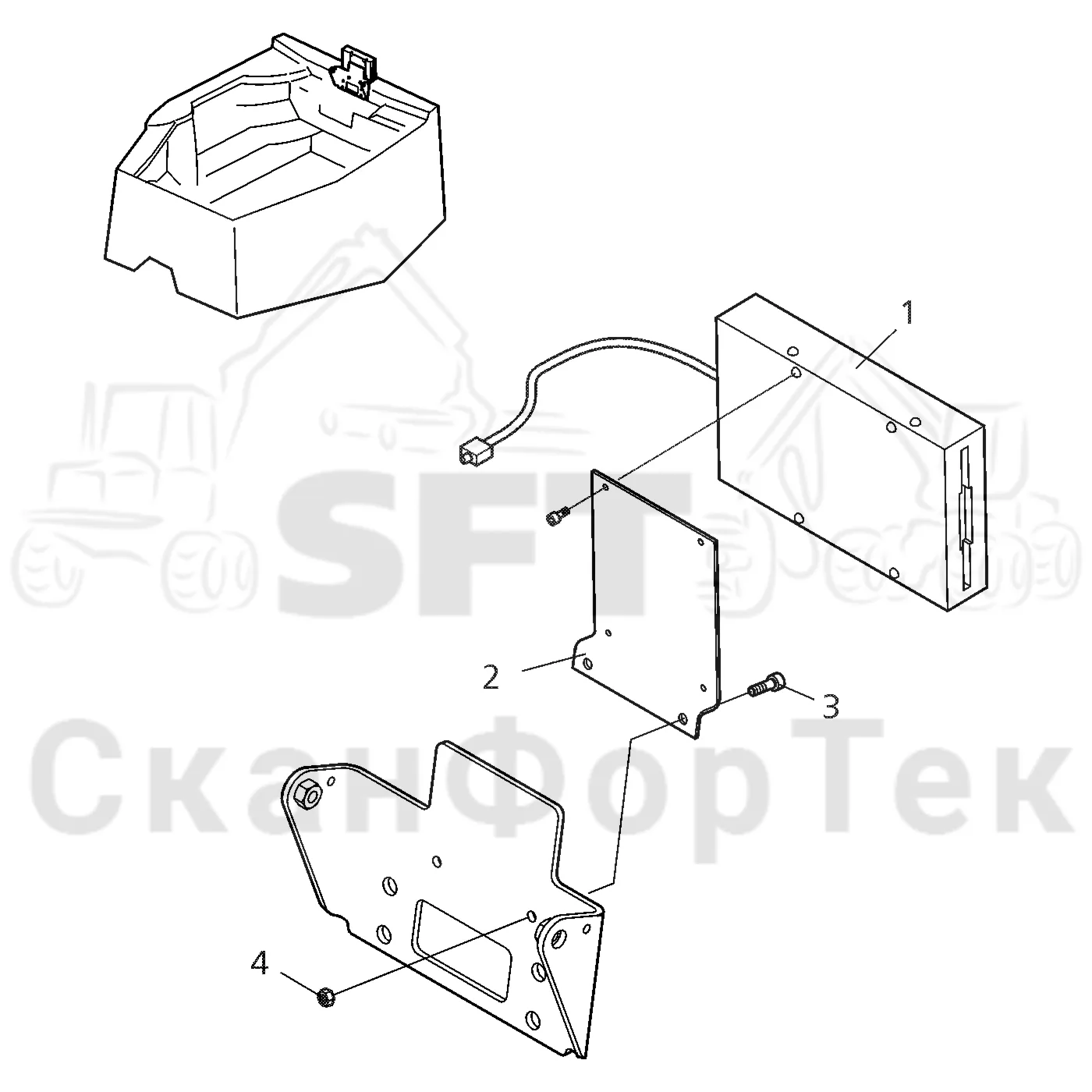 Схема: Valmet / Форвардер / Valmet 840.3 / Valmet 840.3  Ch. 311174- / Valmet 840.3  Ch. 311174- / Каталог запасных частей / Система управления / Компьютеры / Дискета / Дискета