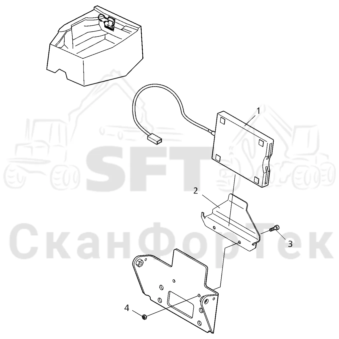Схема: Valmet / Форвардер / Valmet 840.3 / Valmet 840.3  Ch. 311174- / Valmet 840.3  Ch. 311174- / Каталог запасных частей / Система управления / Компьютеры / Дискета / Дискета
