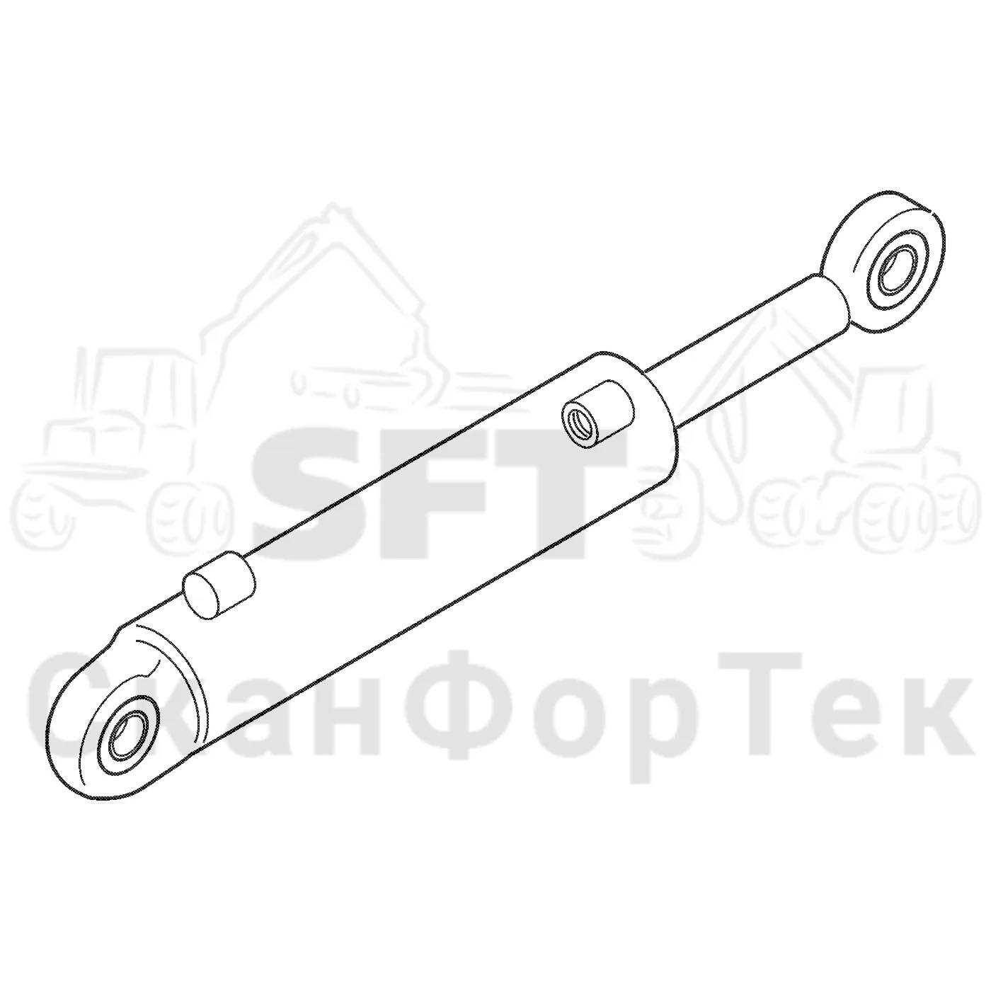 Схема: Valmet / Форвардер / Valmet 860.1 / Valmet 860.1 Ch. 115421- / Valmet 860.1 Ch. 115421- / Каталог запасных частей / шасси / Подъемник каретки / Запасные части цилиндра / Запасные части цилиндра