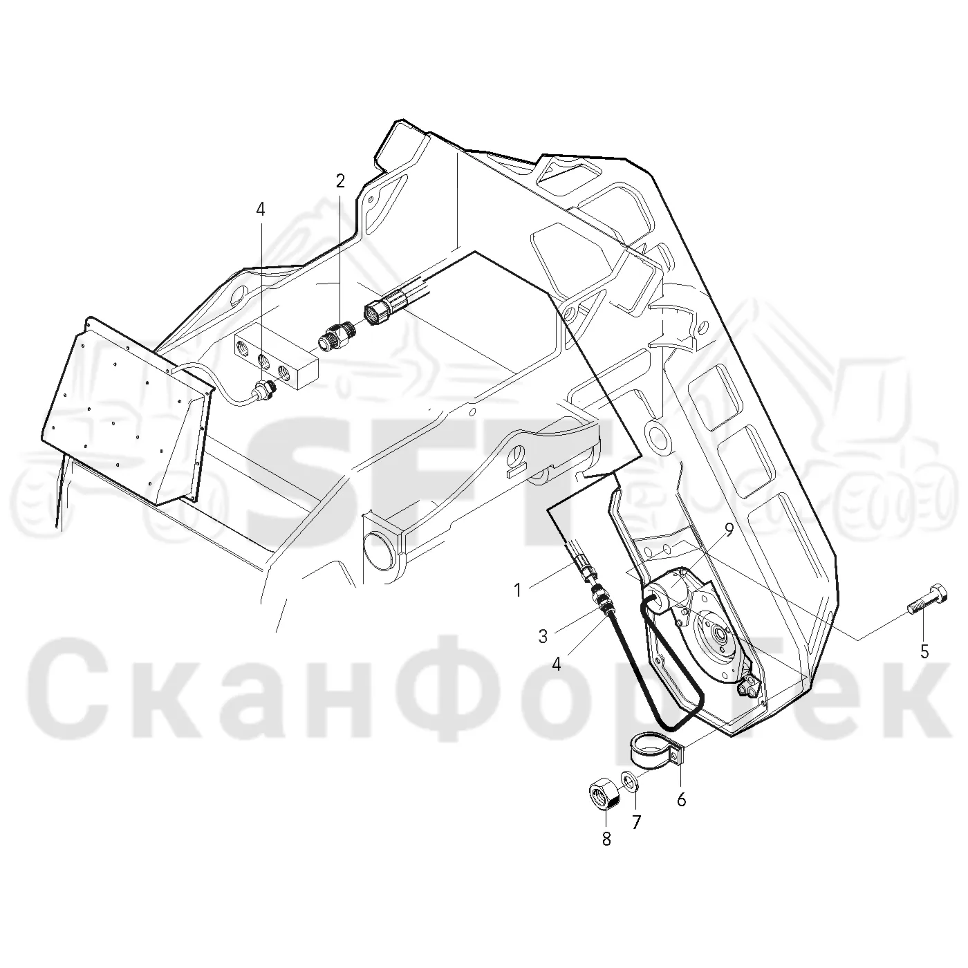 Схема: Valmet / Лесозаготовительные машины / Valmet 921 / Valmet 921 Ch 13271- / Valmet 921 Ch 13271- / Каталог запасных частей / Лесозаготовительное оборудование / Головка лесозаготовительной машины / Valmet 360 / Valmet 360 / Valmet 360 Ch. 11481- / Valmet 360 11481- / Каталог запасных частей / Резка / Электрооборудование устройства резки