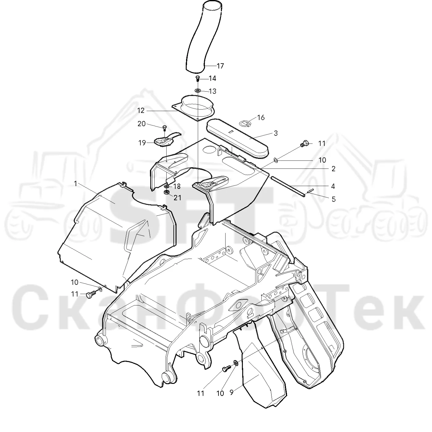 Схема: Valmet / Лесозаготовительные машины / Valmet 921 / Valmet 921 Ch 13271- / Valmet 921 Ch 13271- / Каталог запасных частей / Лесозаготовительное оборудование / Головка лесозаготовительной машины / Valmet 370 / Valmet 370 / Valmet 370   Ch  11601- / Valmet 370 11601- / Каталог запасных частей / шасси / Eaiio HD