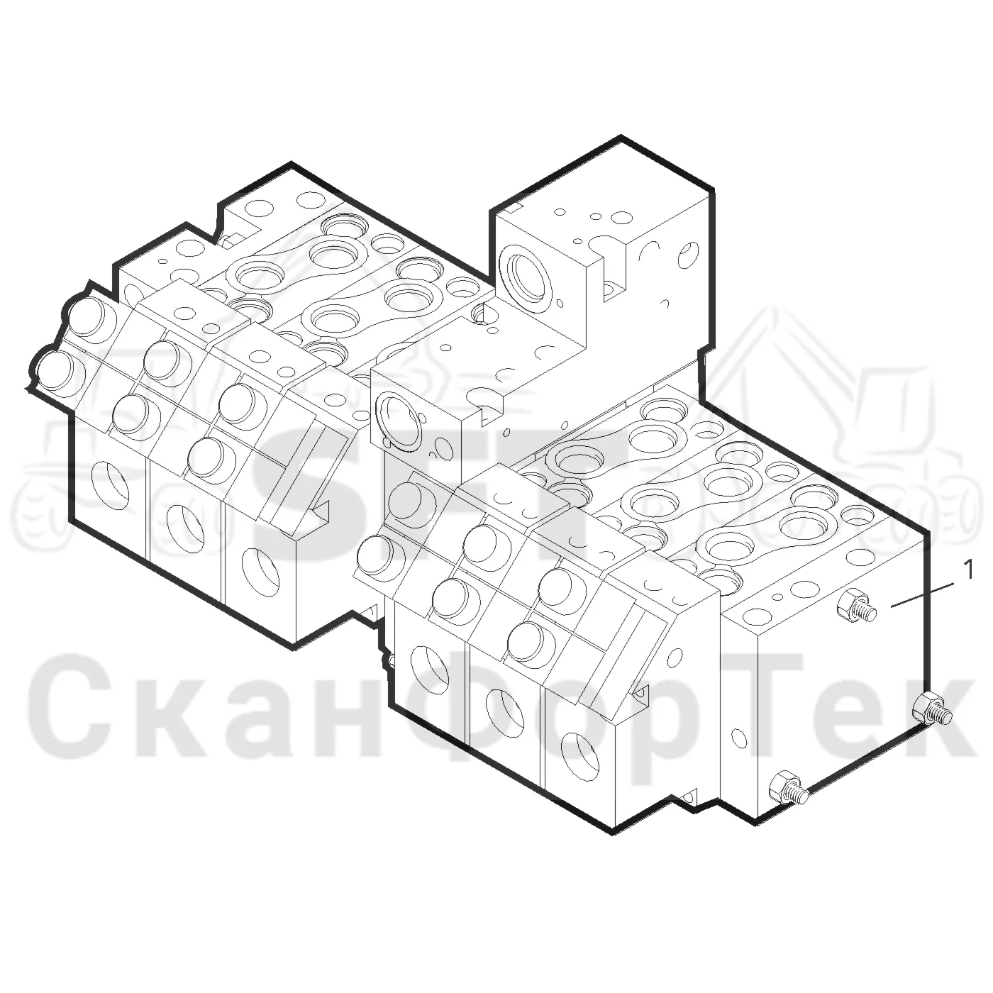 Схема: Valmet / Форвардер / Valmet 840.2 / Valmet 840.2  Ch. -211120 / Valmet 840.2  Ch. -211120 / Каталог запасных частей / Оборудование захвата / Захват / Valmet 901.2 Ch. -211060 / Каталог запасных частей / Лесозаготовительное оборудование / Головка лесозаготовительной машины / Valmet 945.1 / Valmet 945.1 / Каталог запасных частей / Гидравлический клапан / Торцевая секция