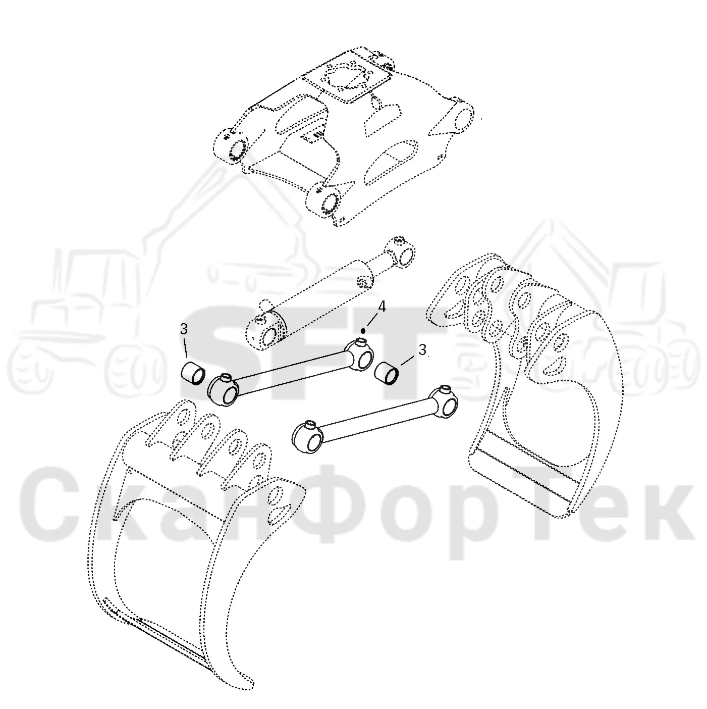 Схема: Valmet / Форвардер / Valmet 890.3 / Valmet 890.3 / Каталог запасных частей / Оборудование захвата / Захват / G 40 HD / Каталог запасных частей / G 40 HD Classic / Затяжка