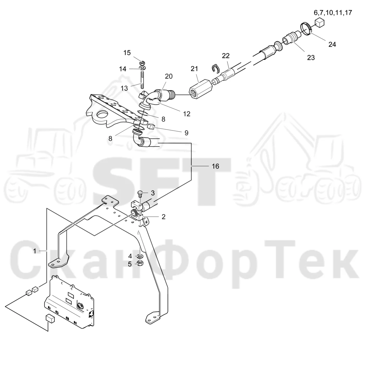 Схема: Valmet / Лесозаготовительные машины / Valmet 941 / Valmet 941 Ch 12071- / Valmet 941 Ch 12071- / Каталог запасных частей / Лесозаготовительное оборудование / Головка лесозаготовительной машины / Valmet 370 E / Valmet 370 E / Upgrade to Ch.11235 / Каталог запасных частей / Поворотные устройства и звенья / Головка подъемного крана экскаватора Pc 210