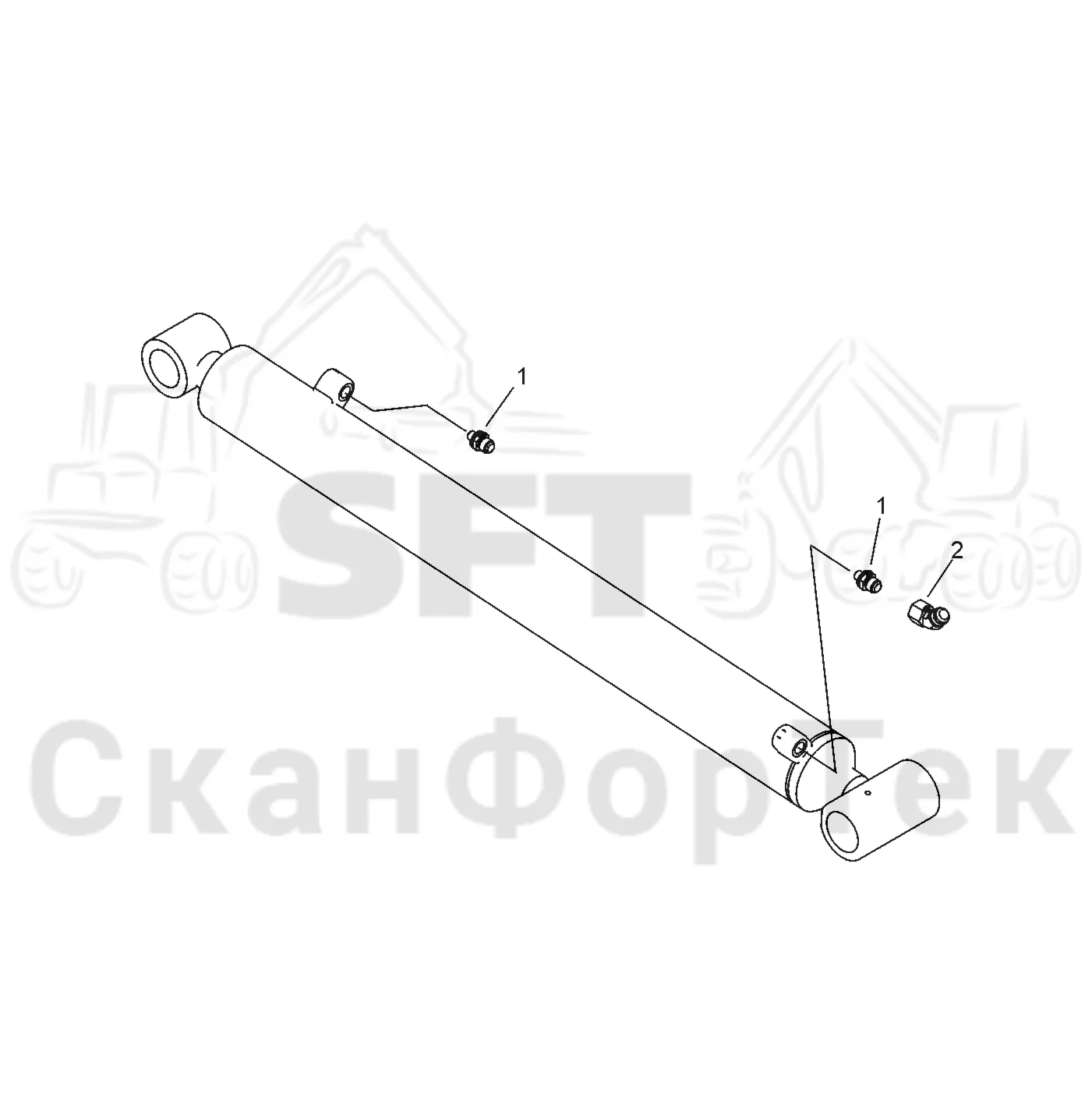 Схема: Valmet / Лесозаготовительные машины / Valmet 901.3 / Valmet 901.3 Ch. 311191- / Valmet 901.3 Ch. 311191- / Каталог запасных частей / Подъемный кран / Подъемные краны / CRH 15 / CRH 15 / CRH 15 Ch. -42172 / CRH 15 Ch. -42172 / Каталог запасных частей / Вторая стрела / Цилиндр / Паралельный цилиндр. Гидравлическая система