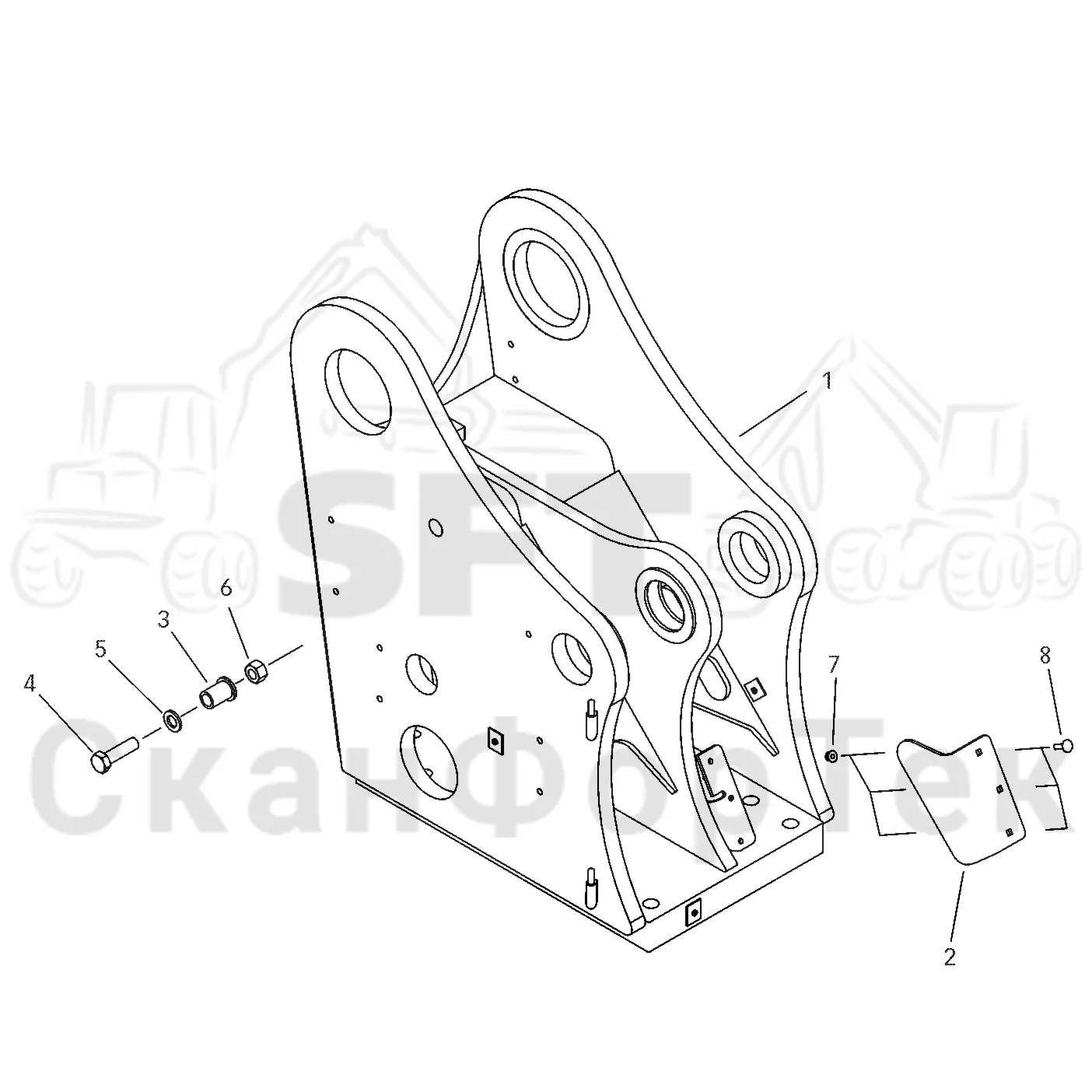 Схема: Valmet / Лесозаготовительные машины / Valmet 941 / Valmet 941 Ch 12071- / Valmet 941 Ch 12071- / Каталог запасных частей / Подъемный кран / Подъемные краны / CRH 24 / CRH 24 / CRH 24 Ch. -42129 / CRH 24 Ch. -42129 / Каталог запасных частей / Базовая система / Основание подъемного крана / Основание подъемного крана 40566 -