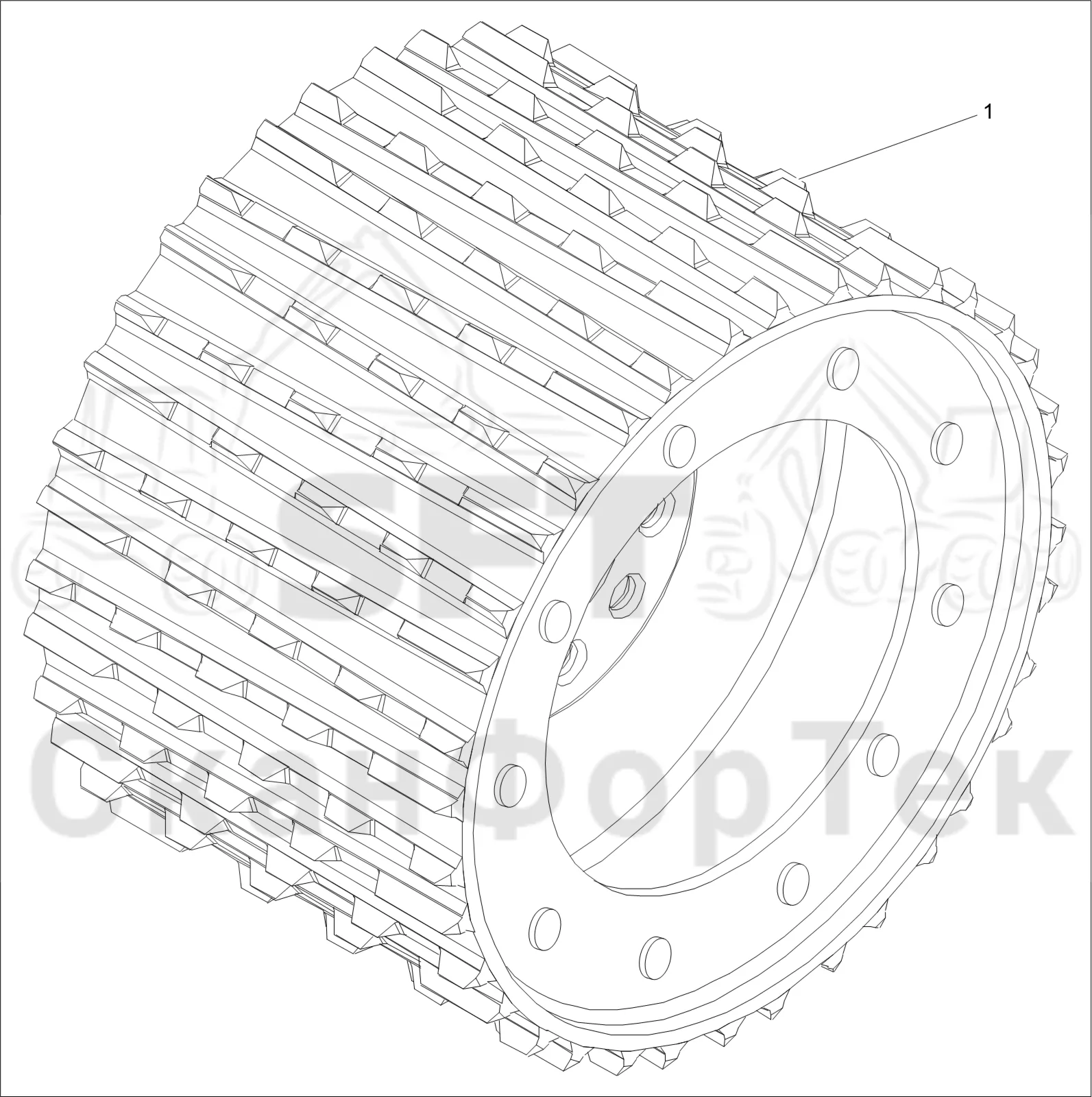 Схема: Feed rollers Moipu