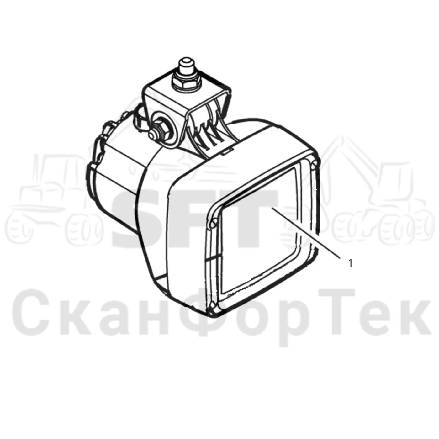 Схема: ксеноновые · Фара