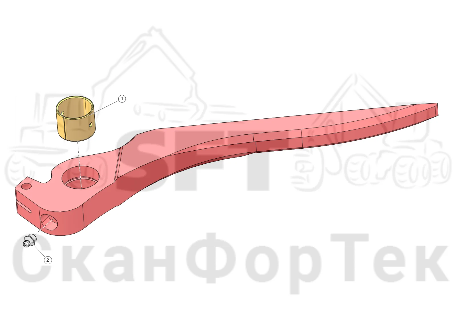 Схема: Рычаги захвата 1093019271-