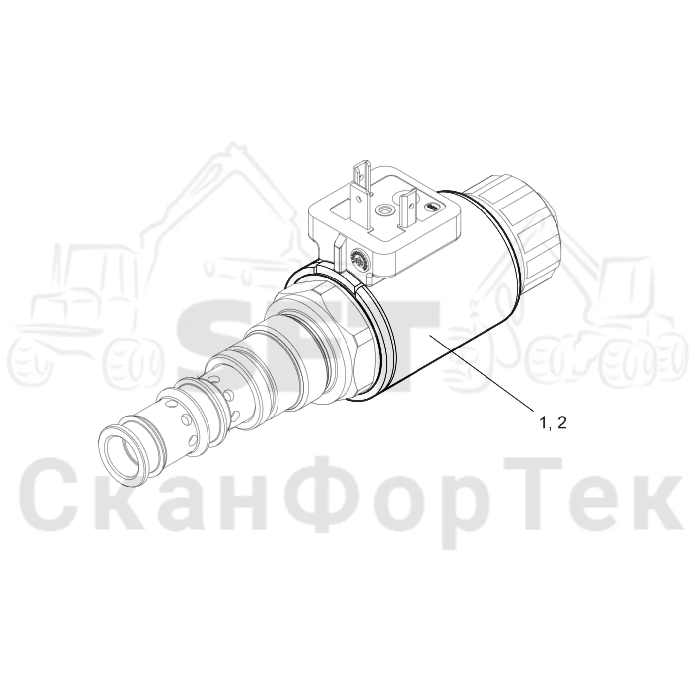 Схема: Редукционный клапан