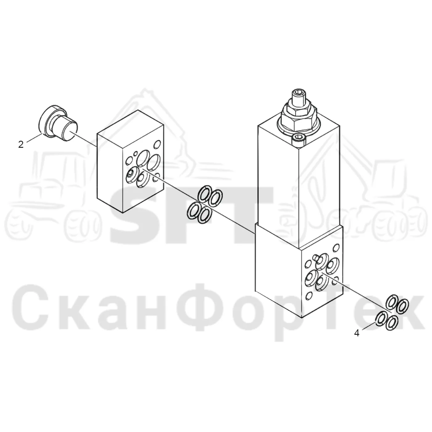 Схема: Front knife