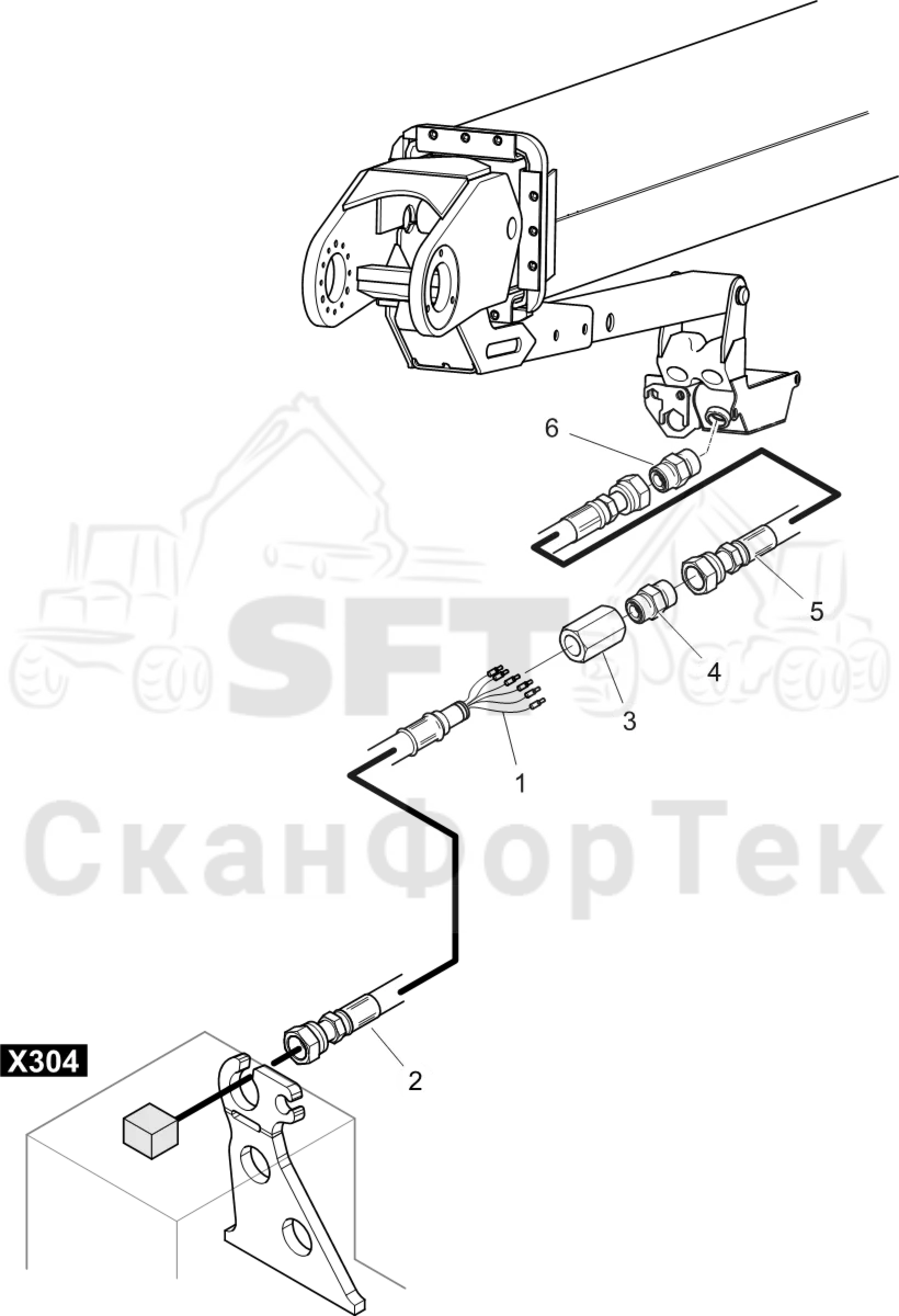 Схема: Комплект электрооборудования ORFS