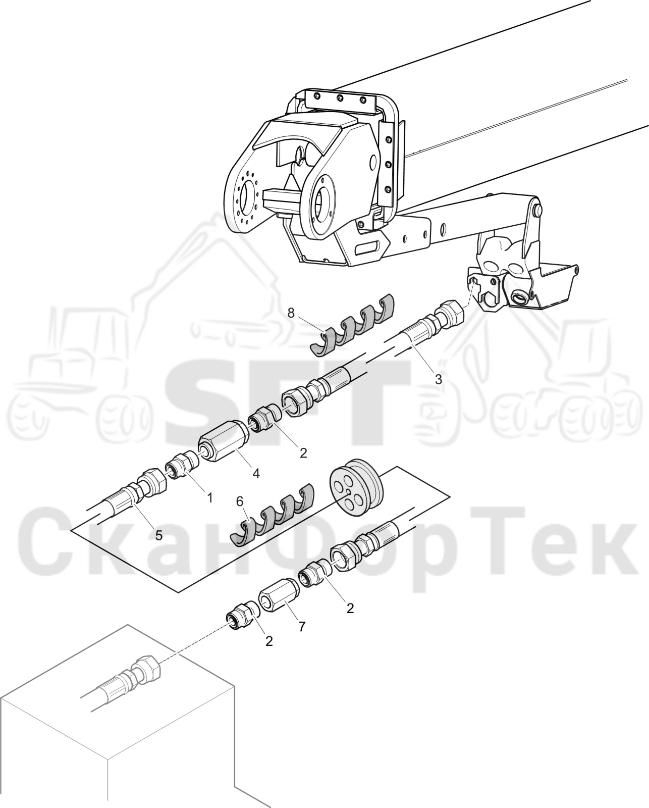 Схема: Корчевка пней ORFS