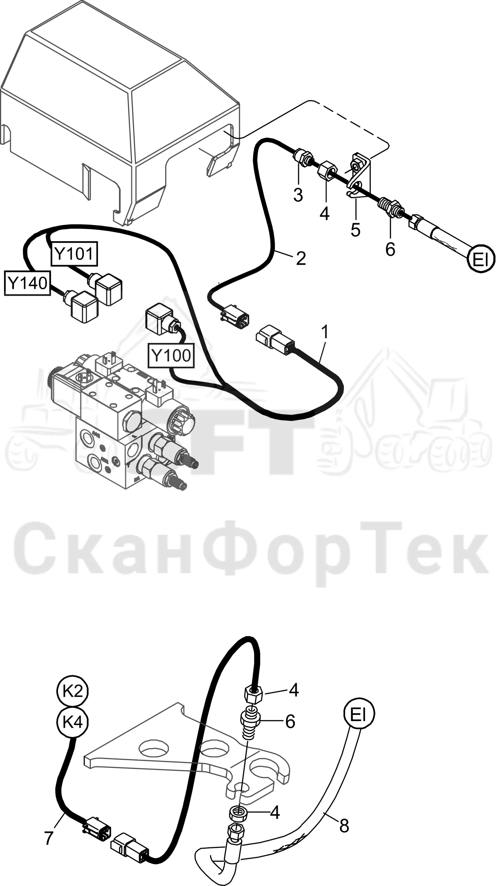 Схема: Комплект электрооборудованияs 3132024391-