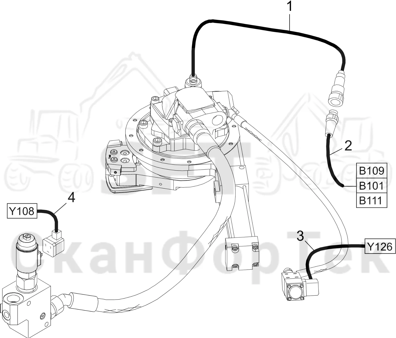 Схема: Комплект электрооборудования,​ 19CC/30CC 3092019157-