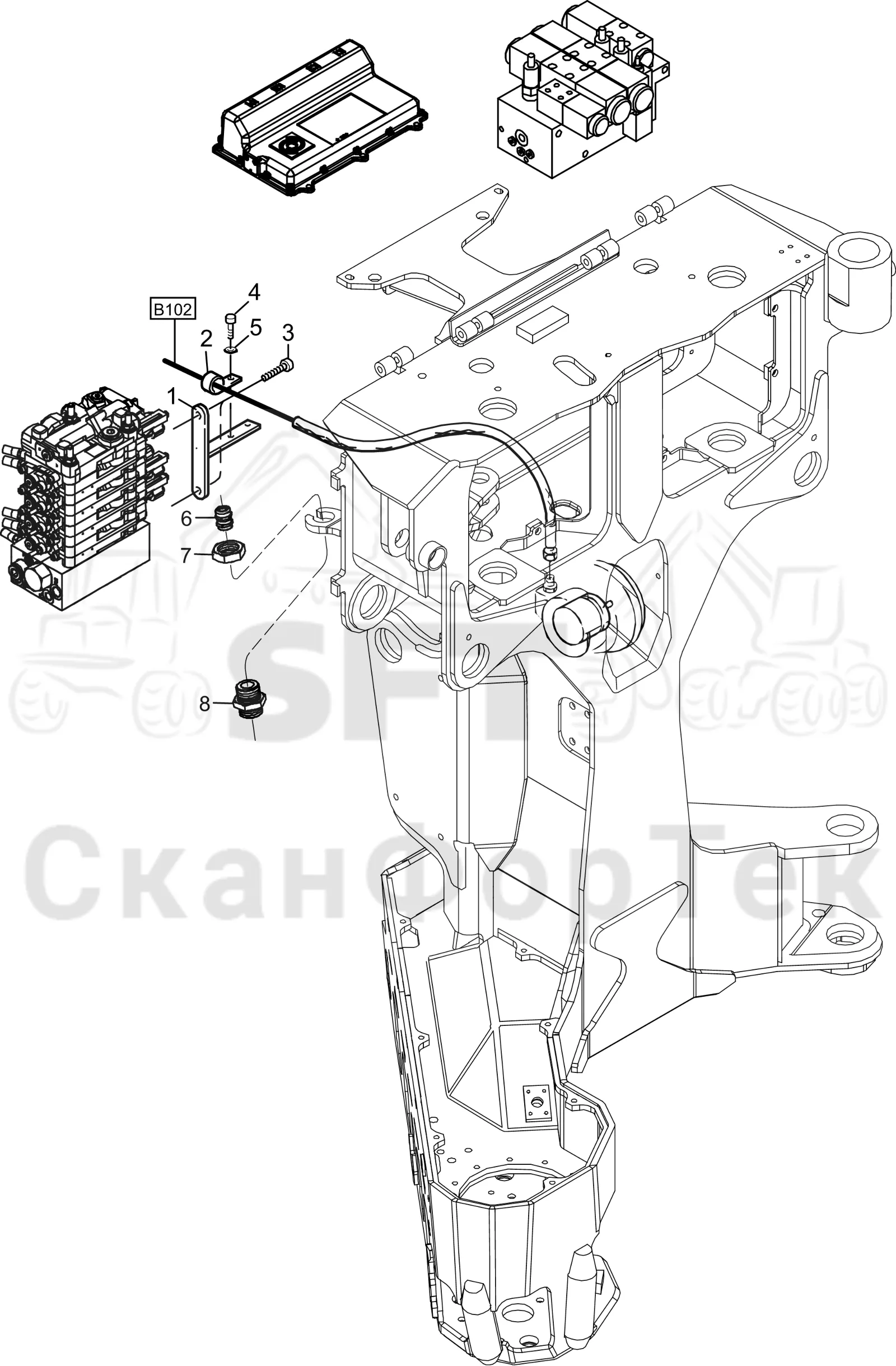 Схема: Комплект электрооборудования 3132019011-