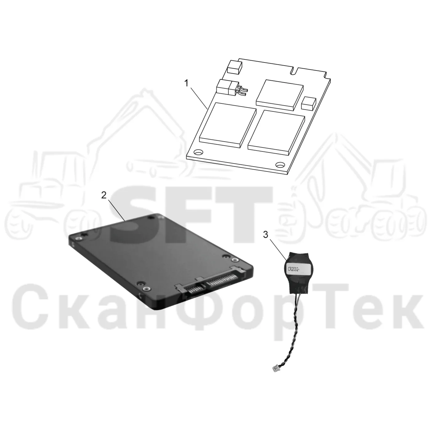 Схема: Запчасть  MaxiPC X40