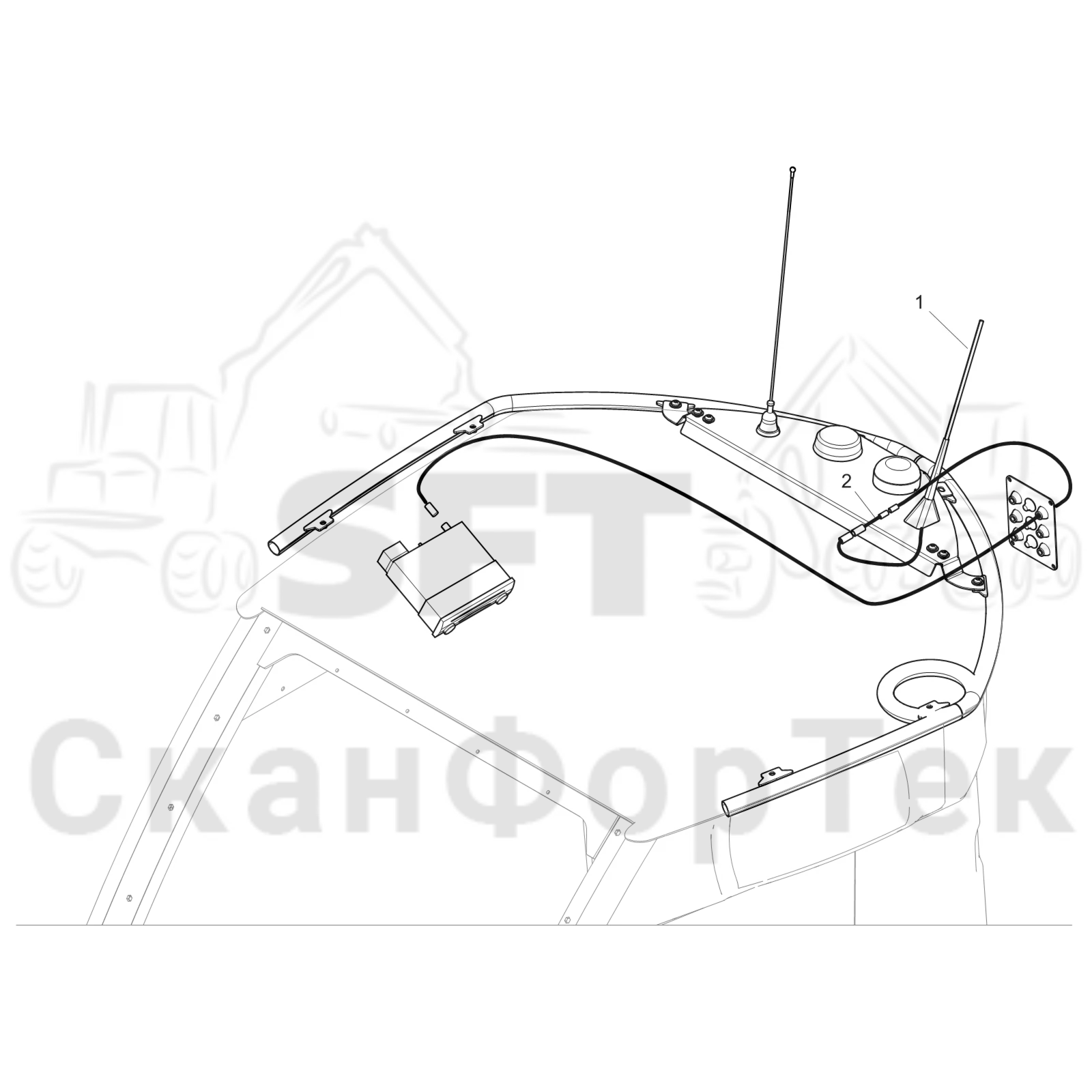 Схема: Антенна  9310022071-