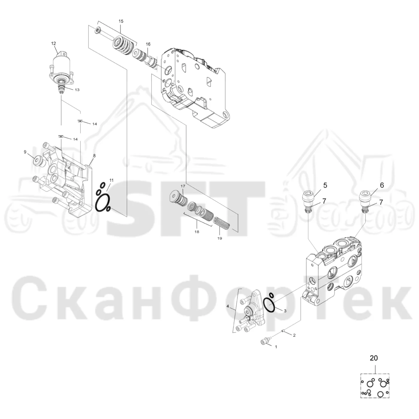 Схема: Наклон 1 L90LS