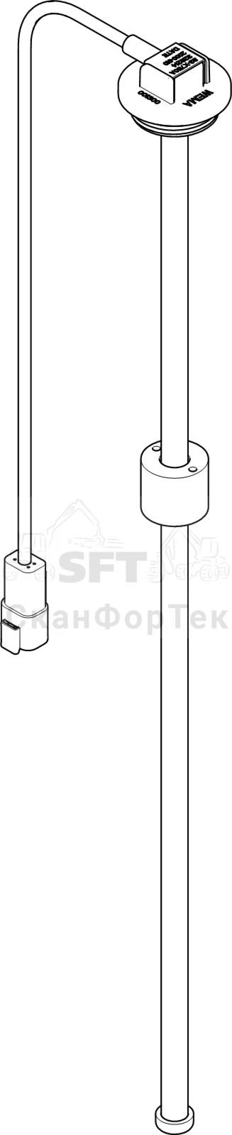 Схема: Уровень гидравлического масла · Sensor
