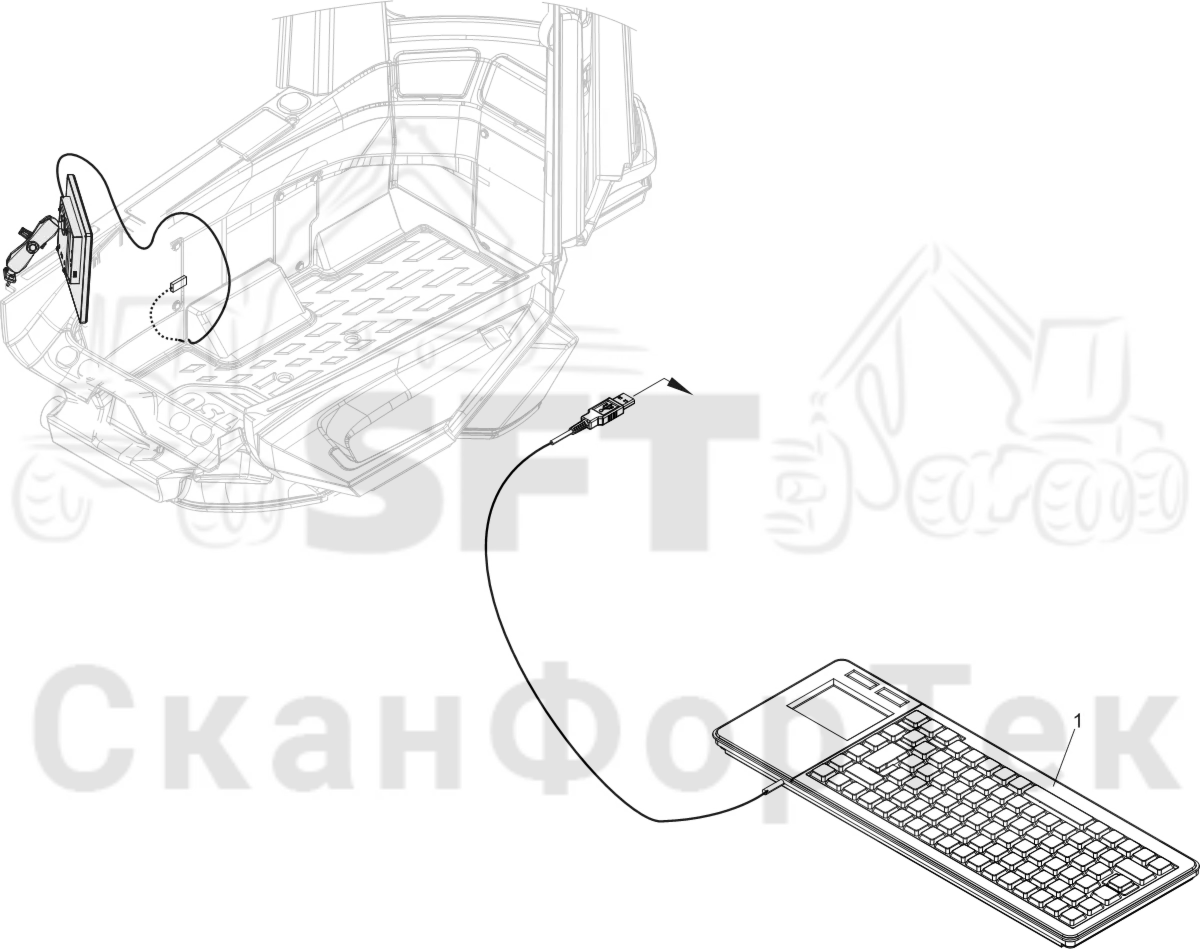 Схема: Клавиатура