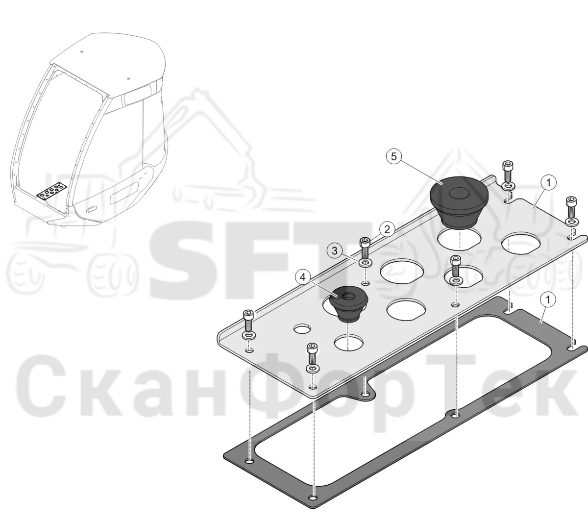 Схема: Уплотняющее кольцо