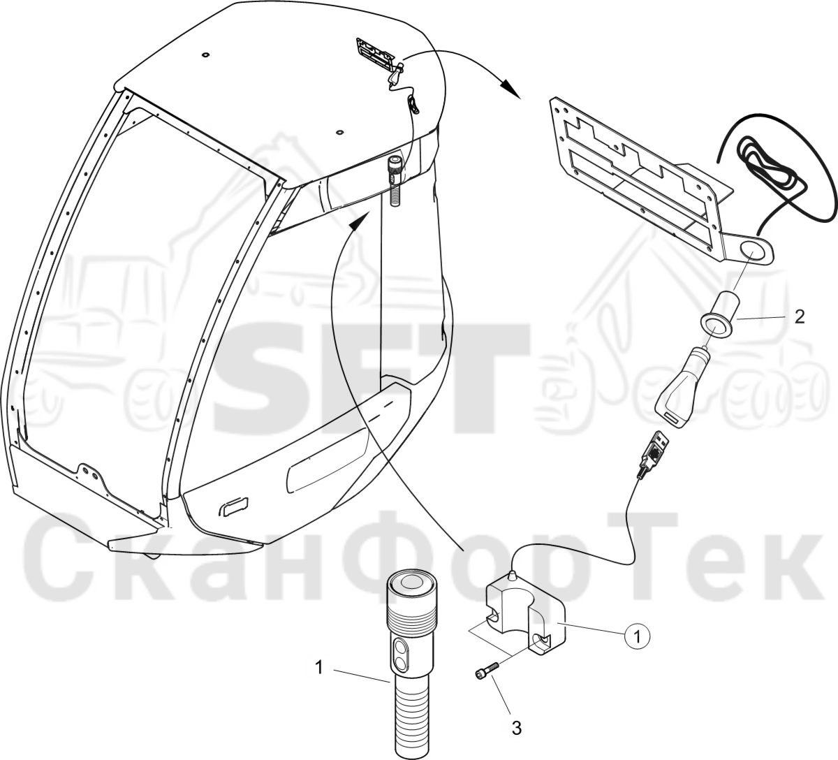 Схема: аккумуляторная факел