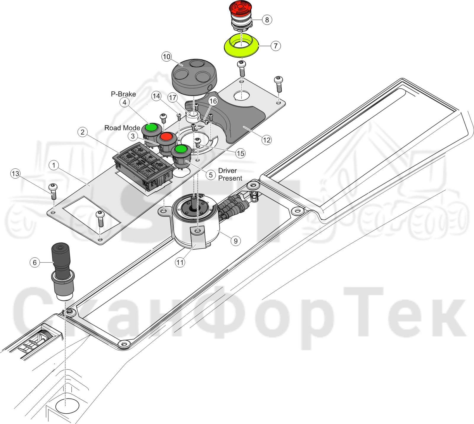 Схема: Instrument panel