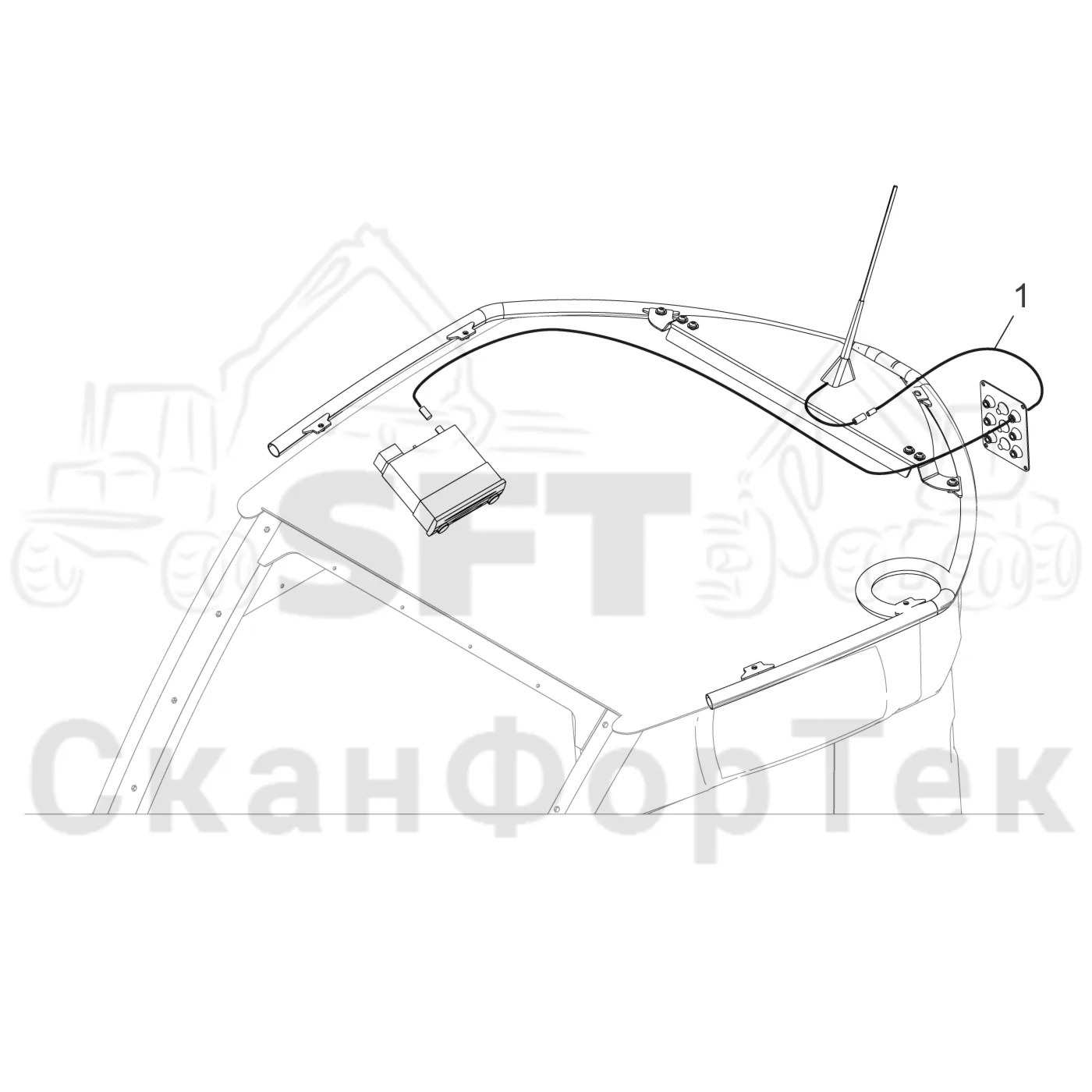 Схема: Антенна  9510015661-
