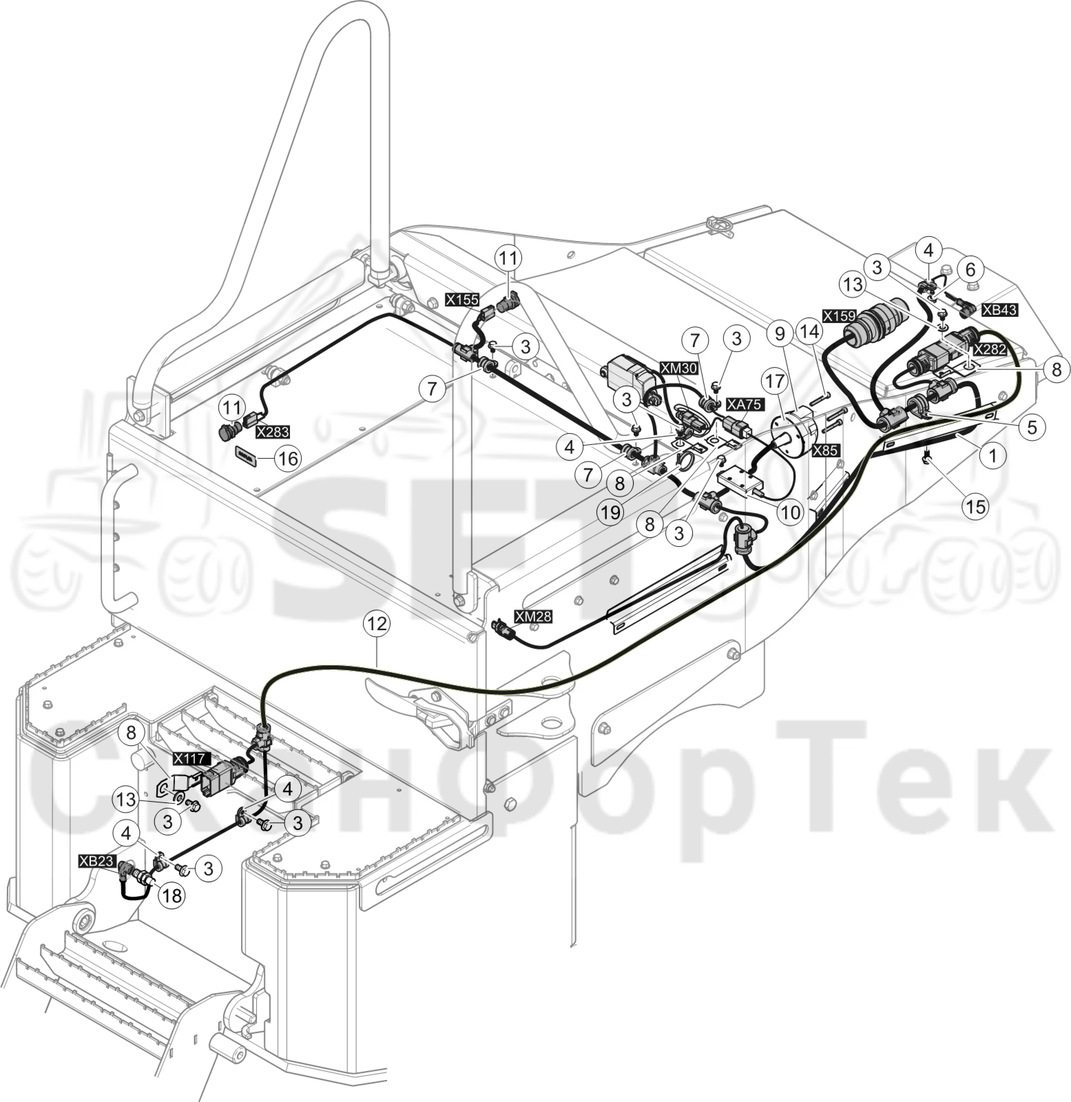 Схема: Комплект электрооборудования