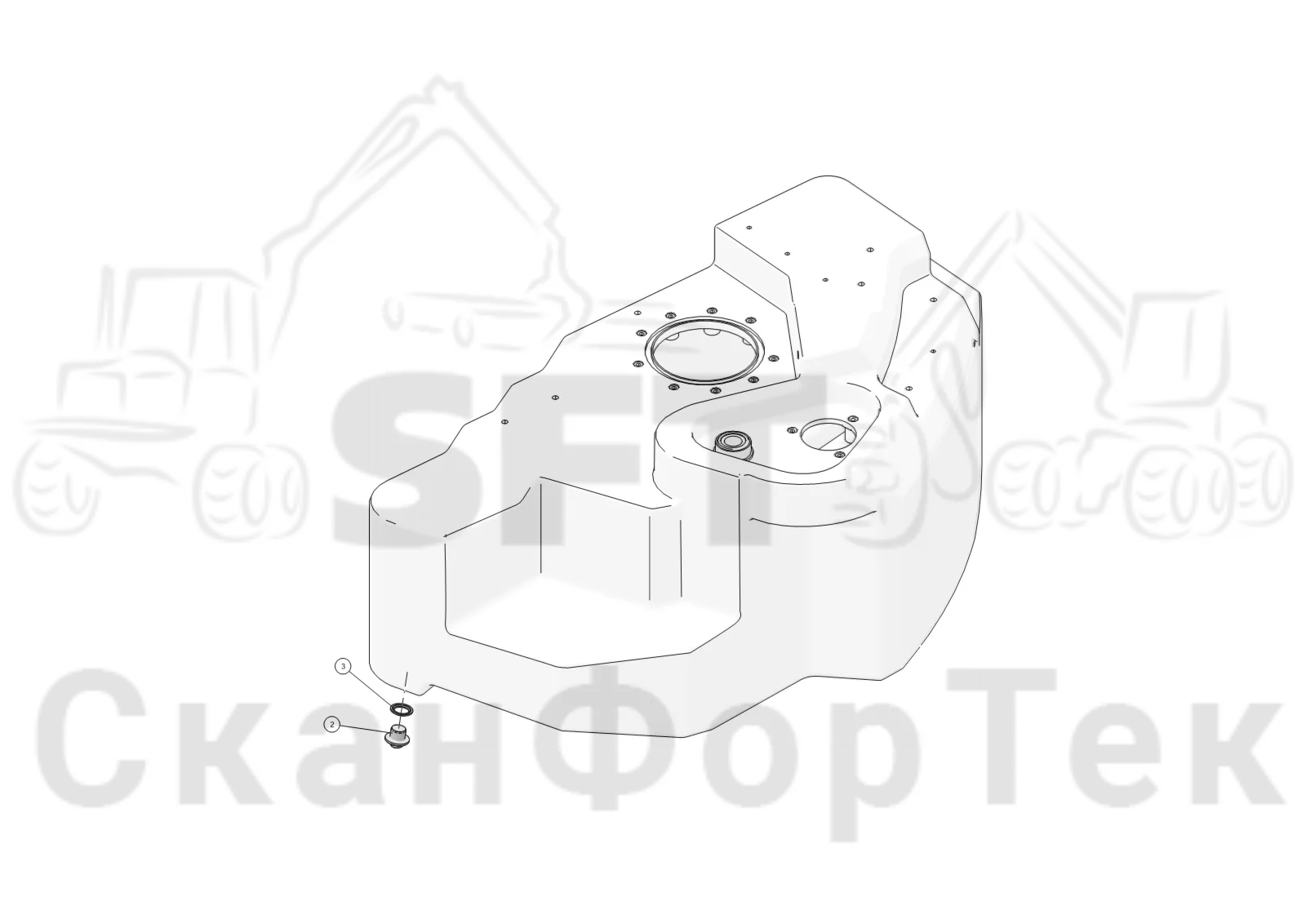 Схема: Бак