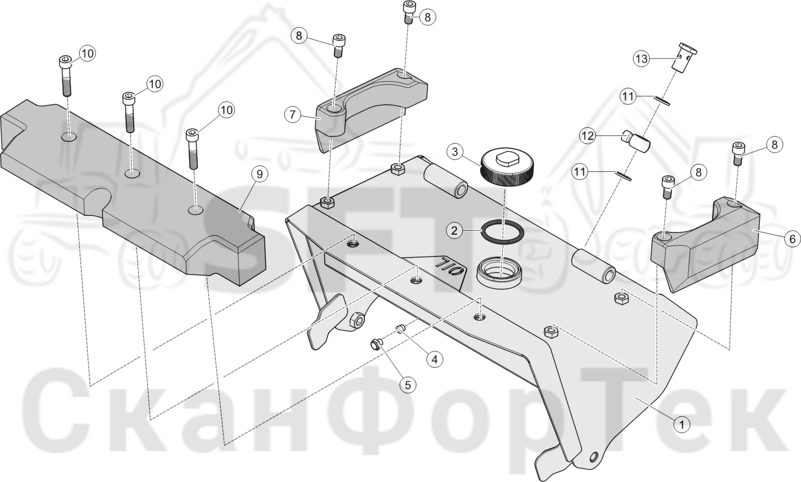 Схема: Маслобак