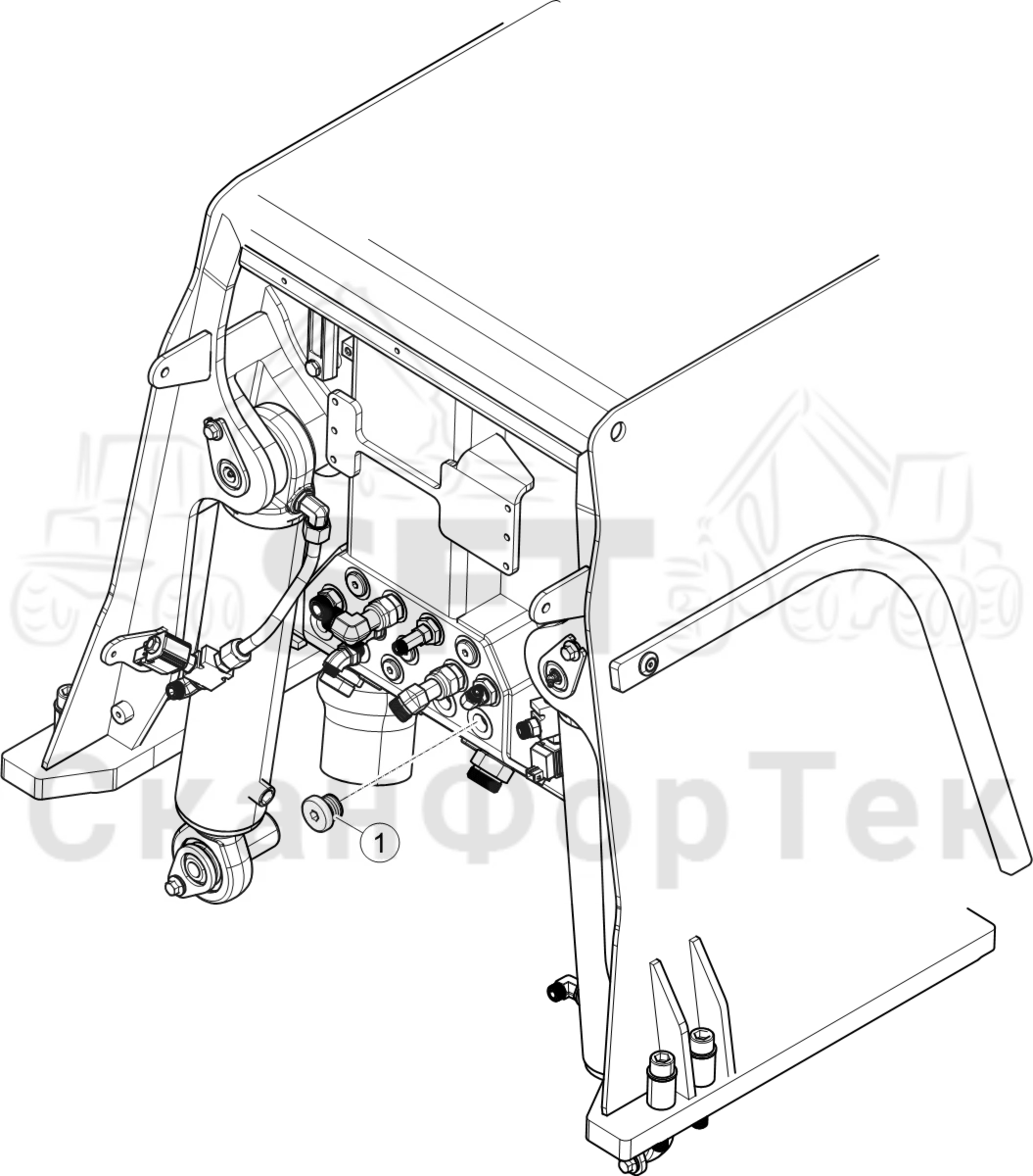 Схема: Без Заправка масла электрическим насосом