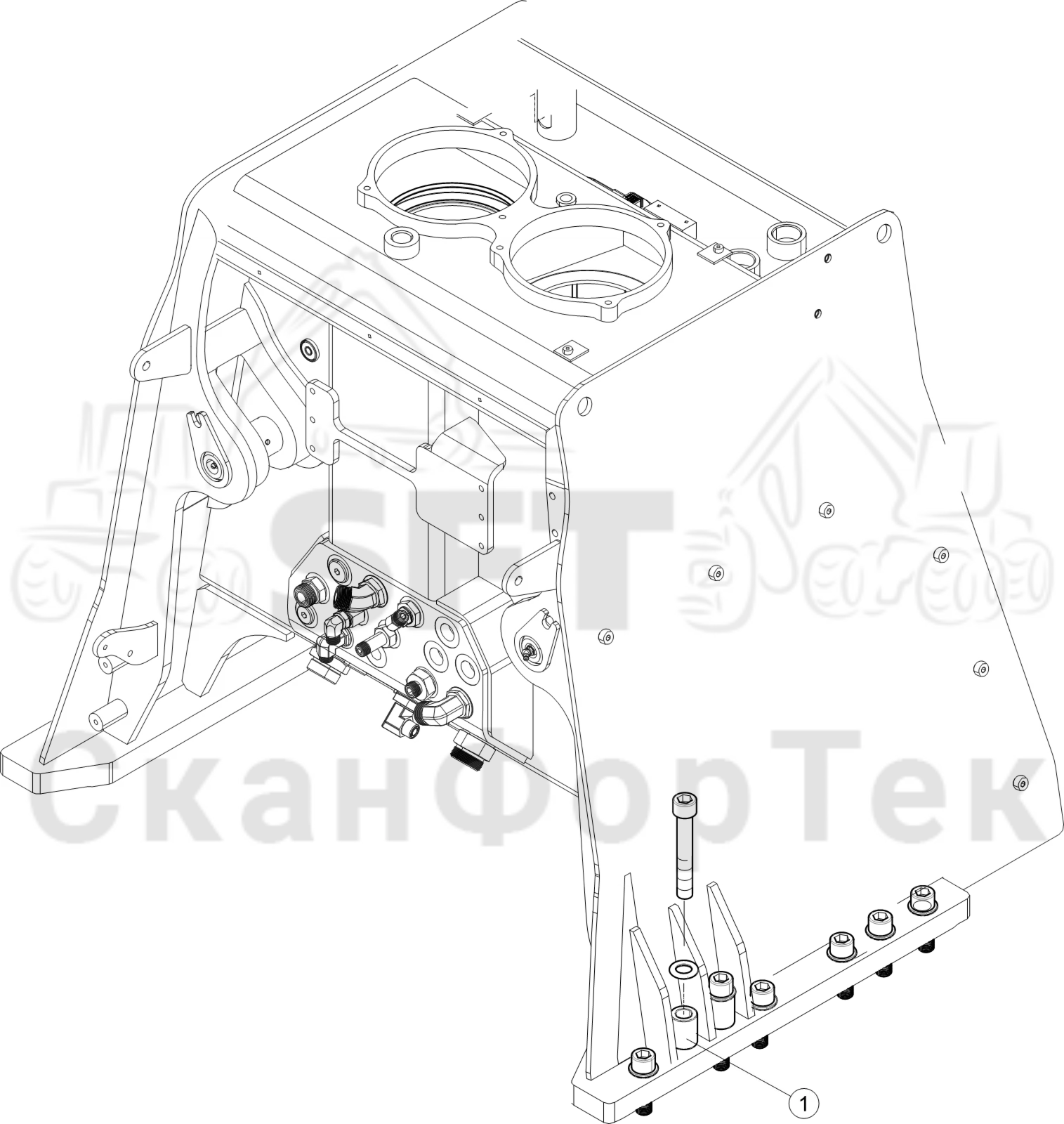 Схема: Бак гидравлики  9013061661- · Hylsa