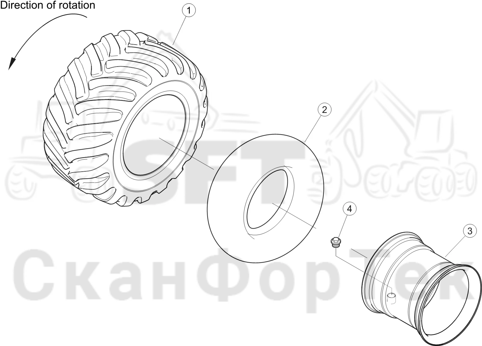 Схема: Nokian 800/40-24,​5 20 FK TRS2