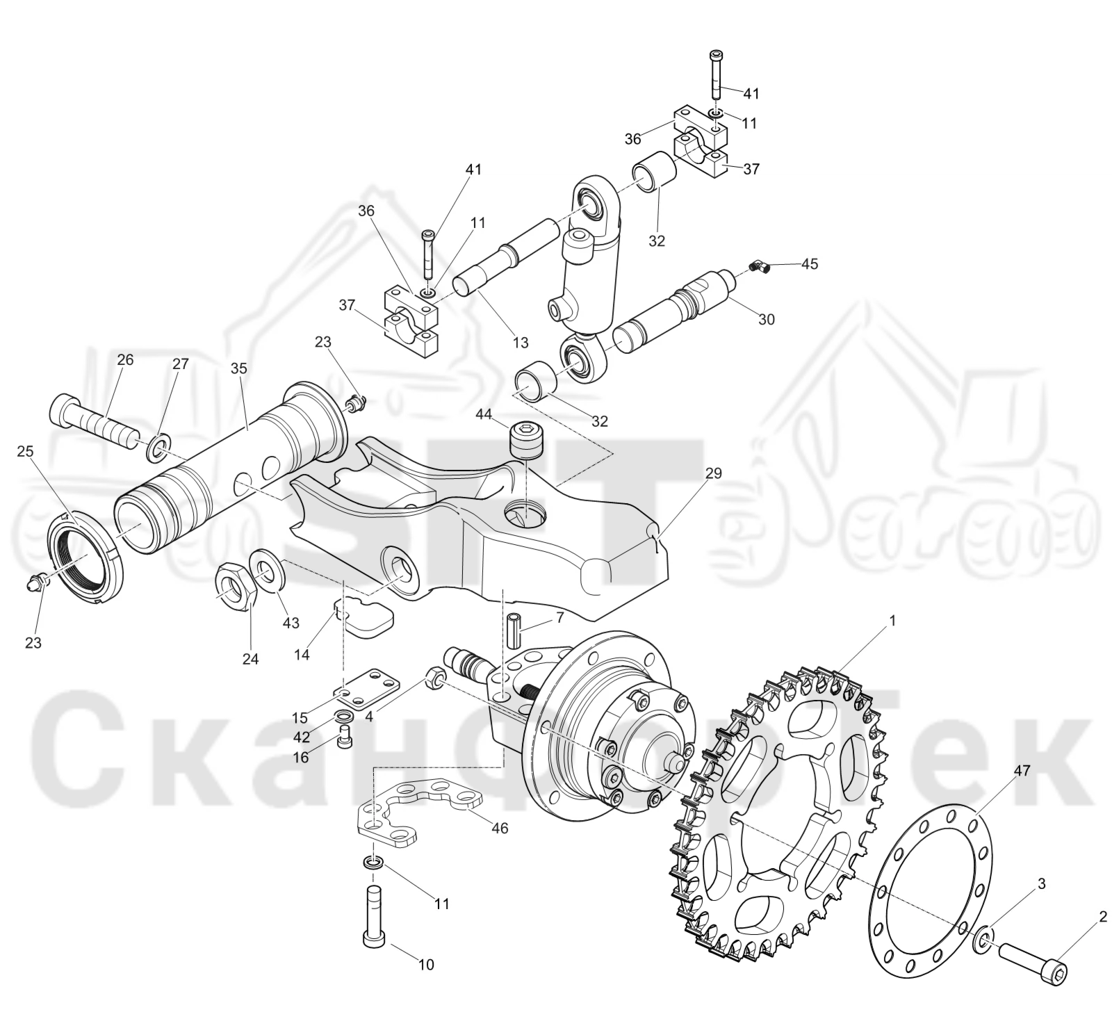 Схема: Измерение длины