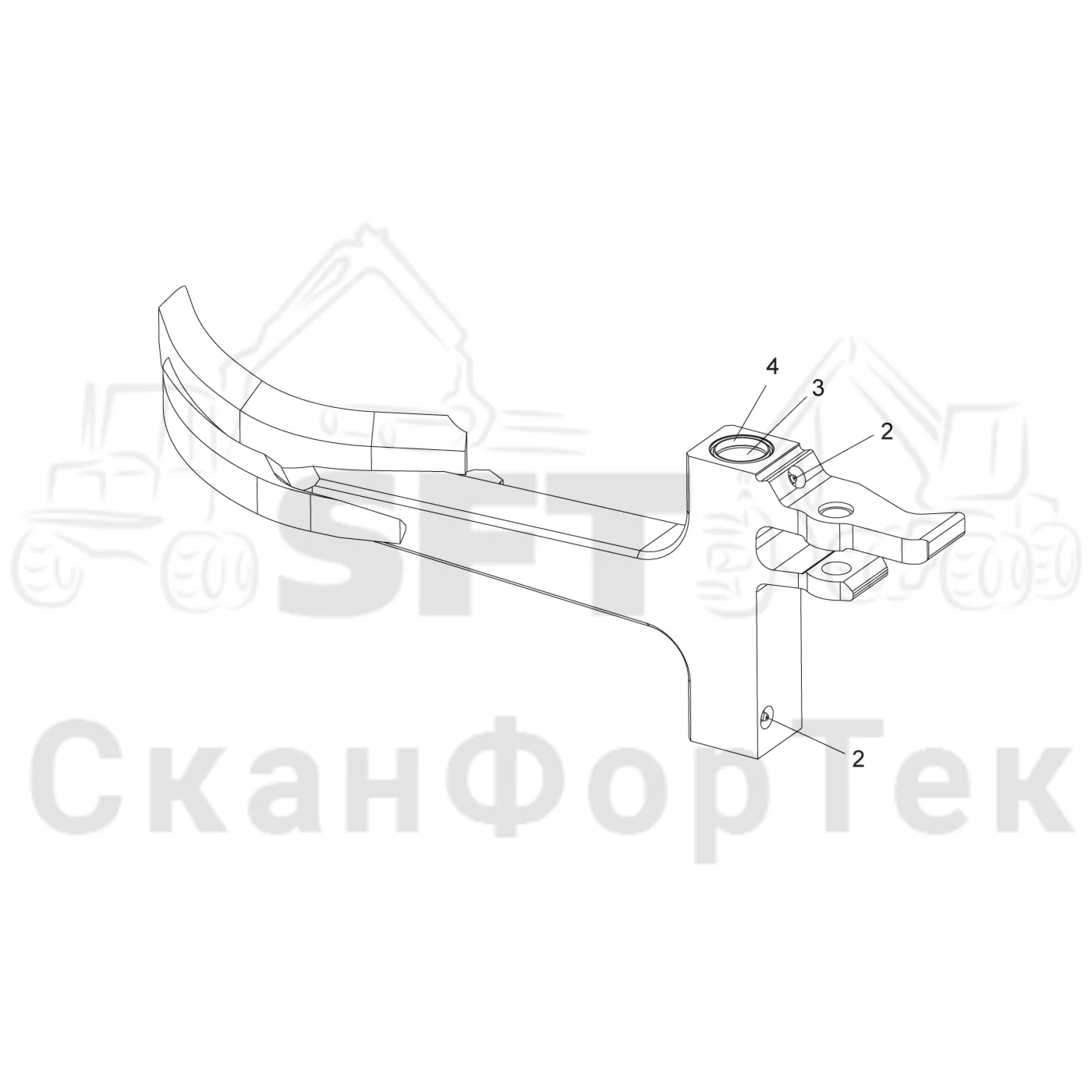 Схема: Сучкорезный нож