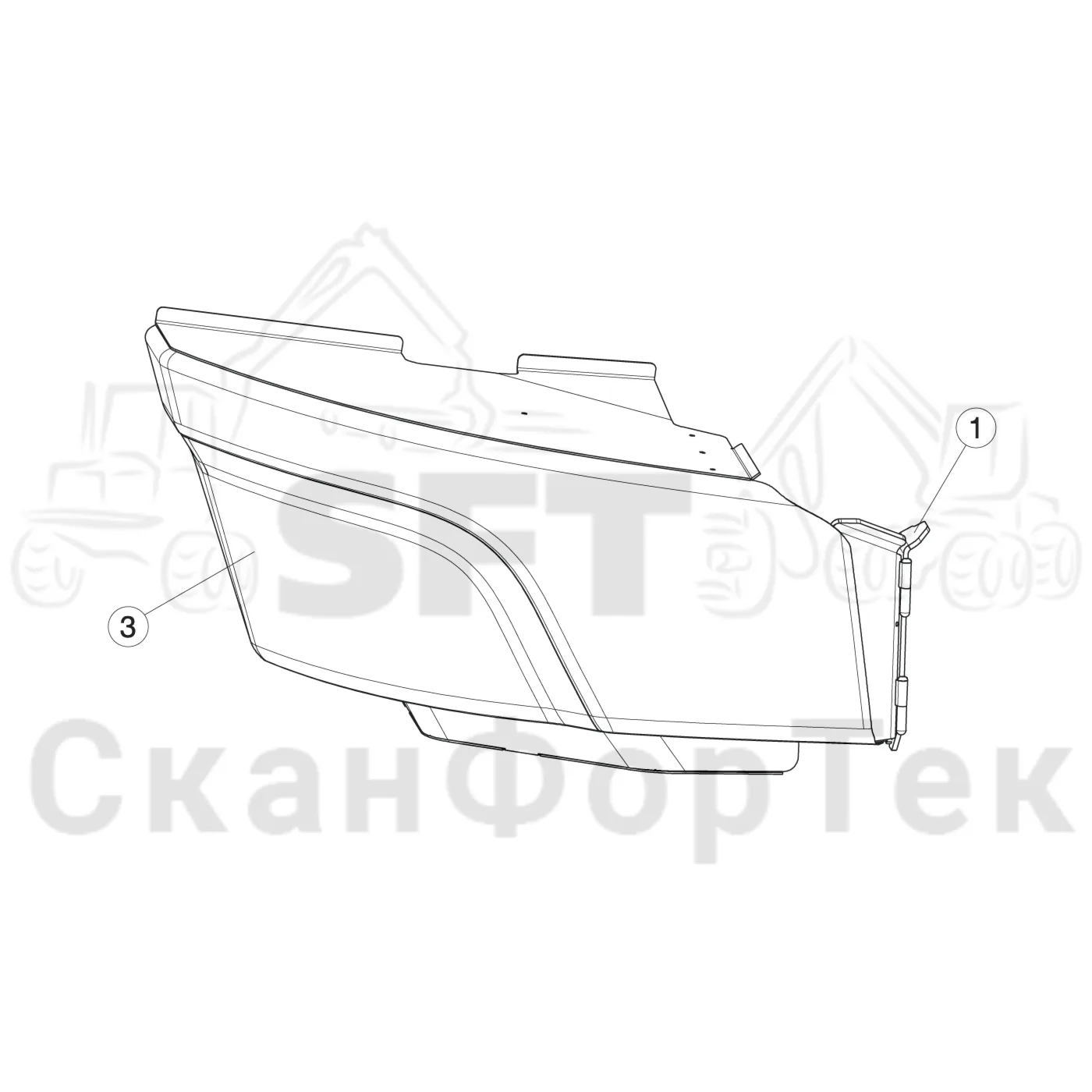 Схема: Капот,​ узел клапана · Монтаж