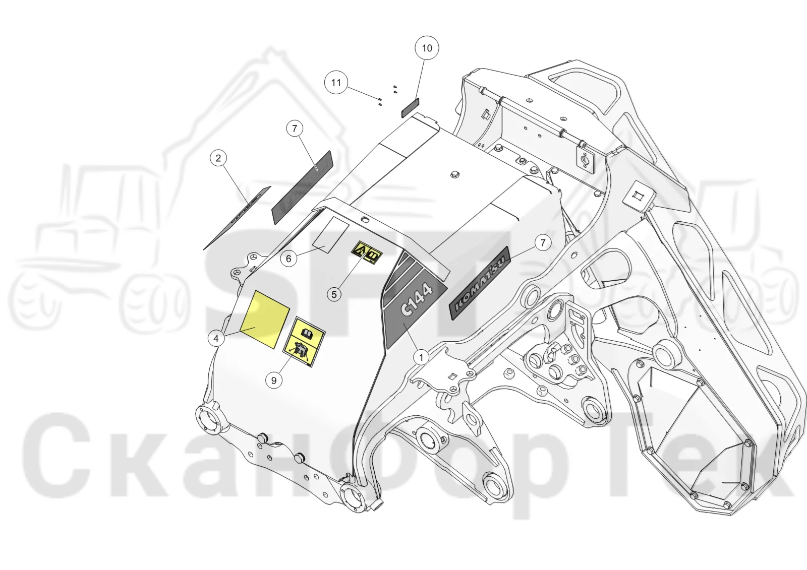 Схема: Бирки