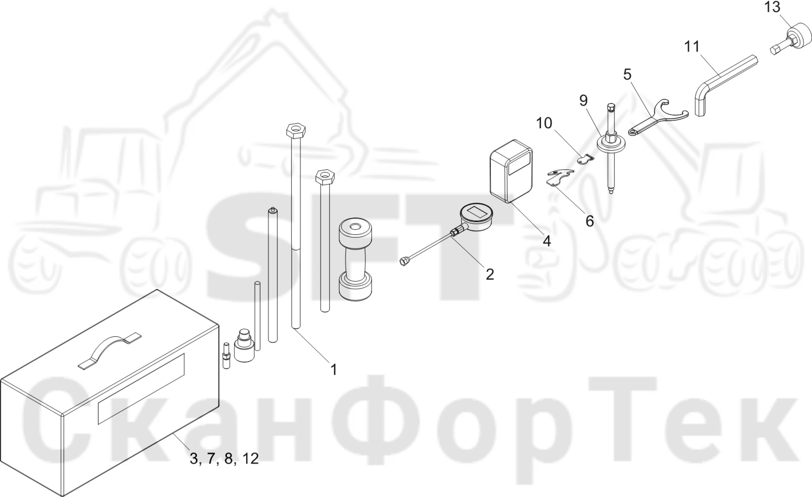 Схема: инструмент 3132024350-