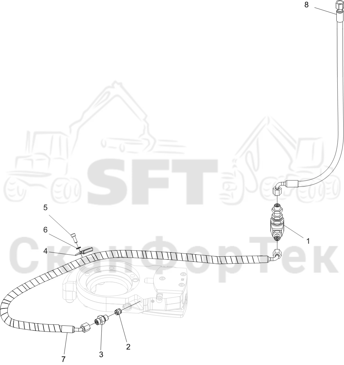 Схема: Корчевка пней