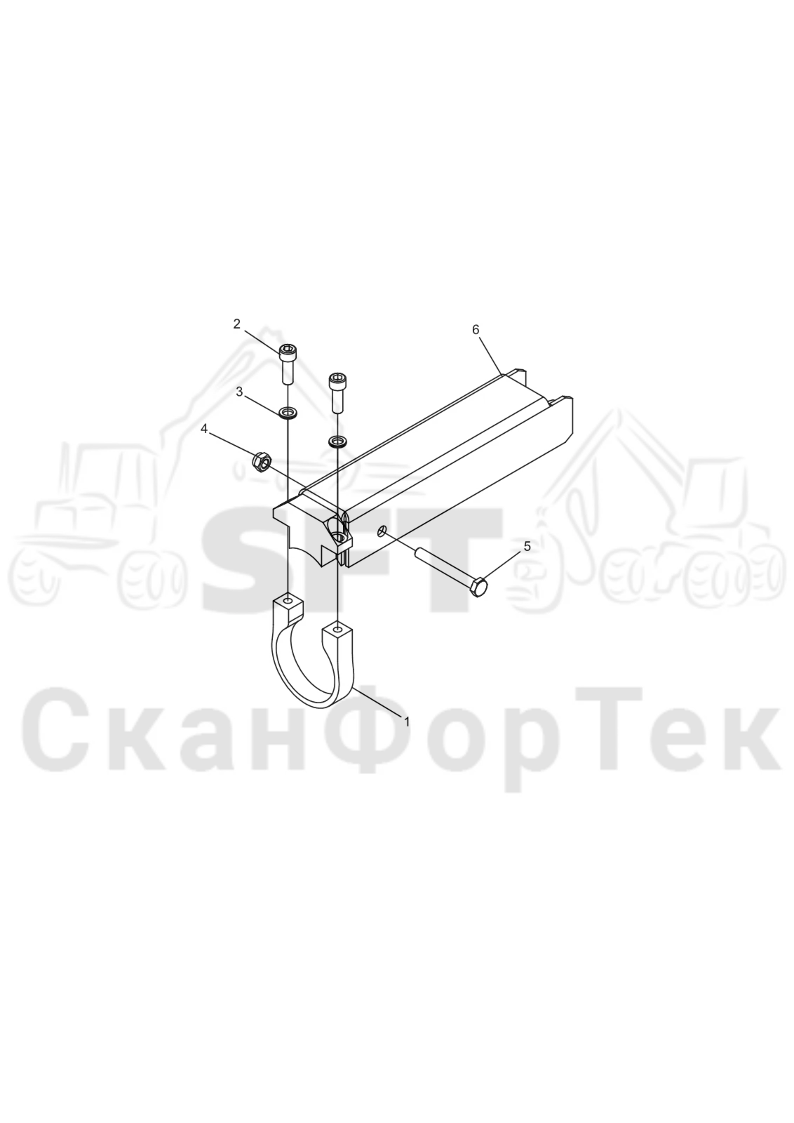 Схема: Цилиндрическое ограждение 3132024395-
