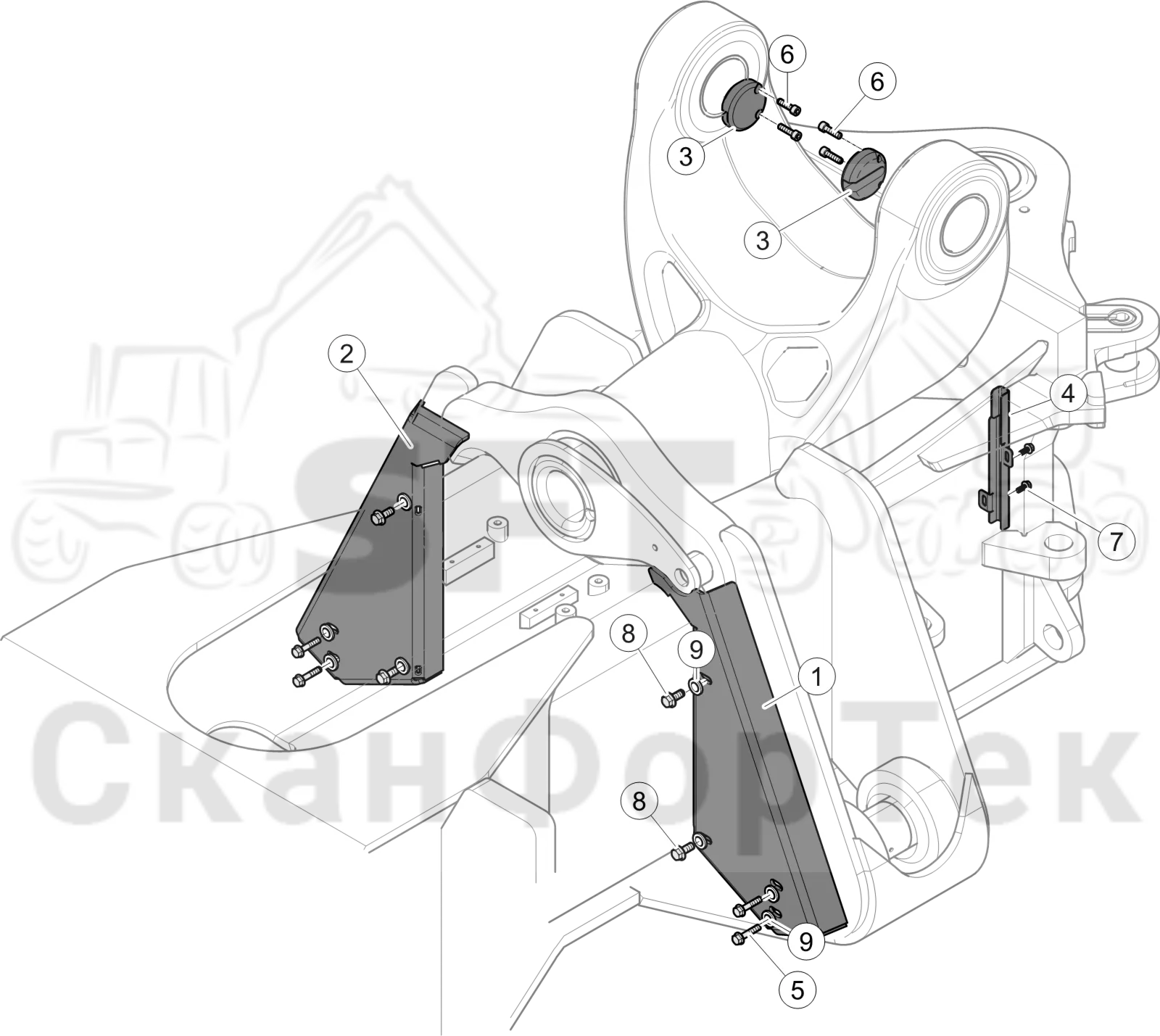 Схема: защита