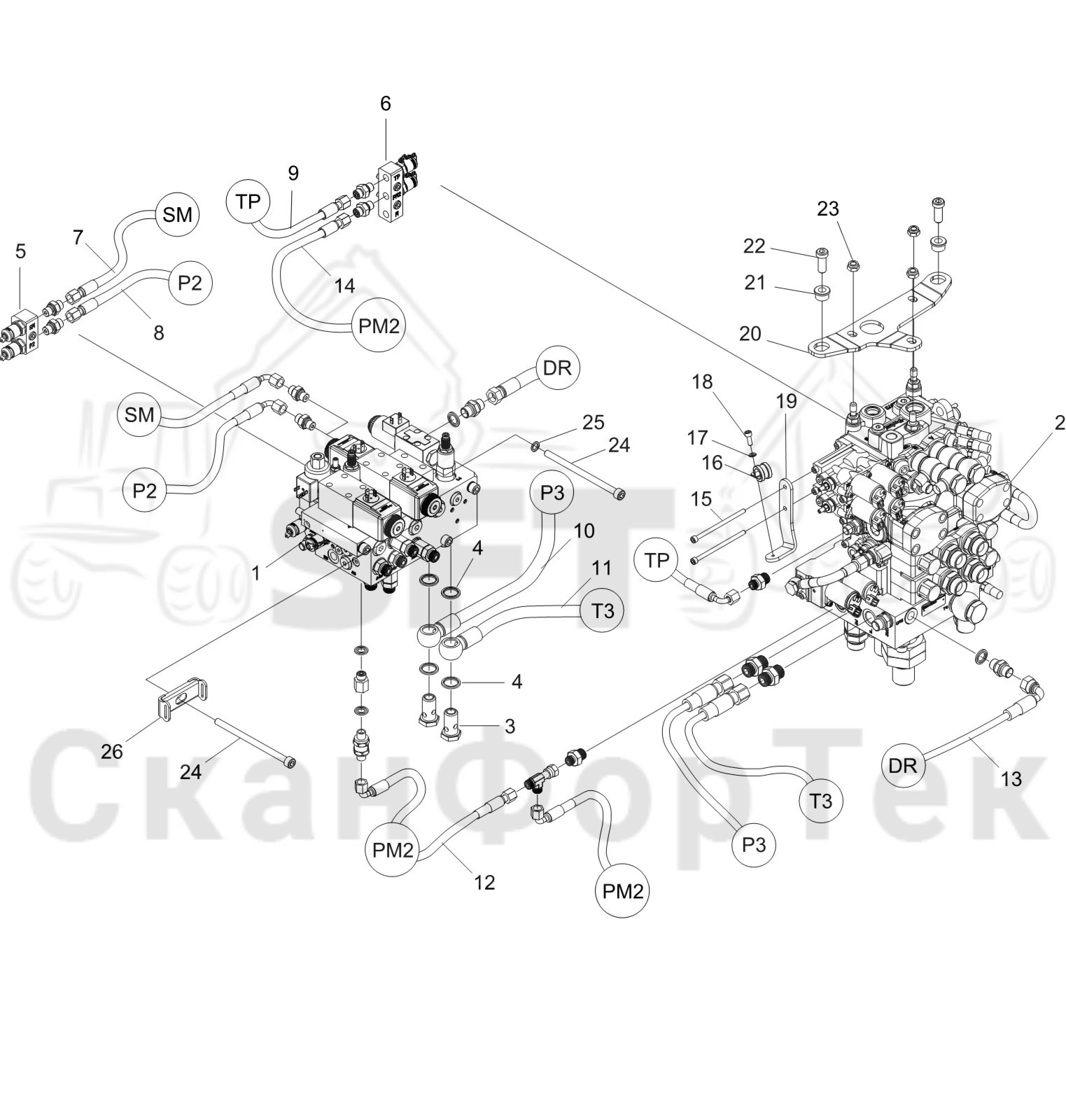 Схема: Узел клапана 3172025060-