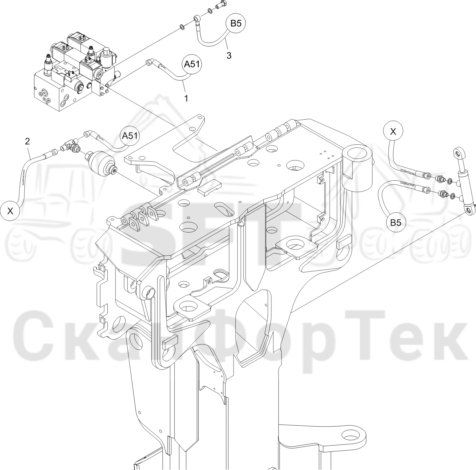Схема: Измерение длины/Гидравлика 3172020051-