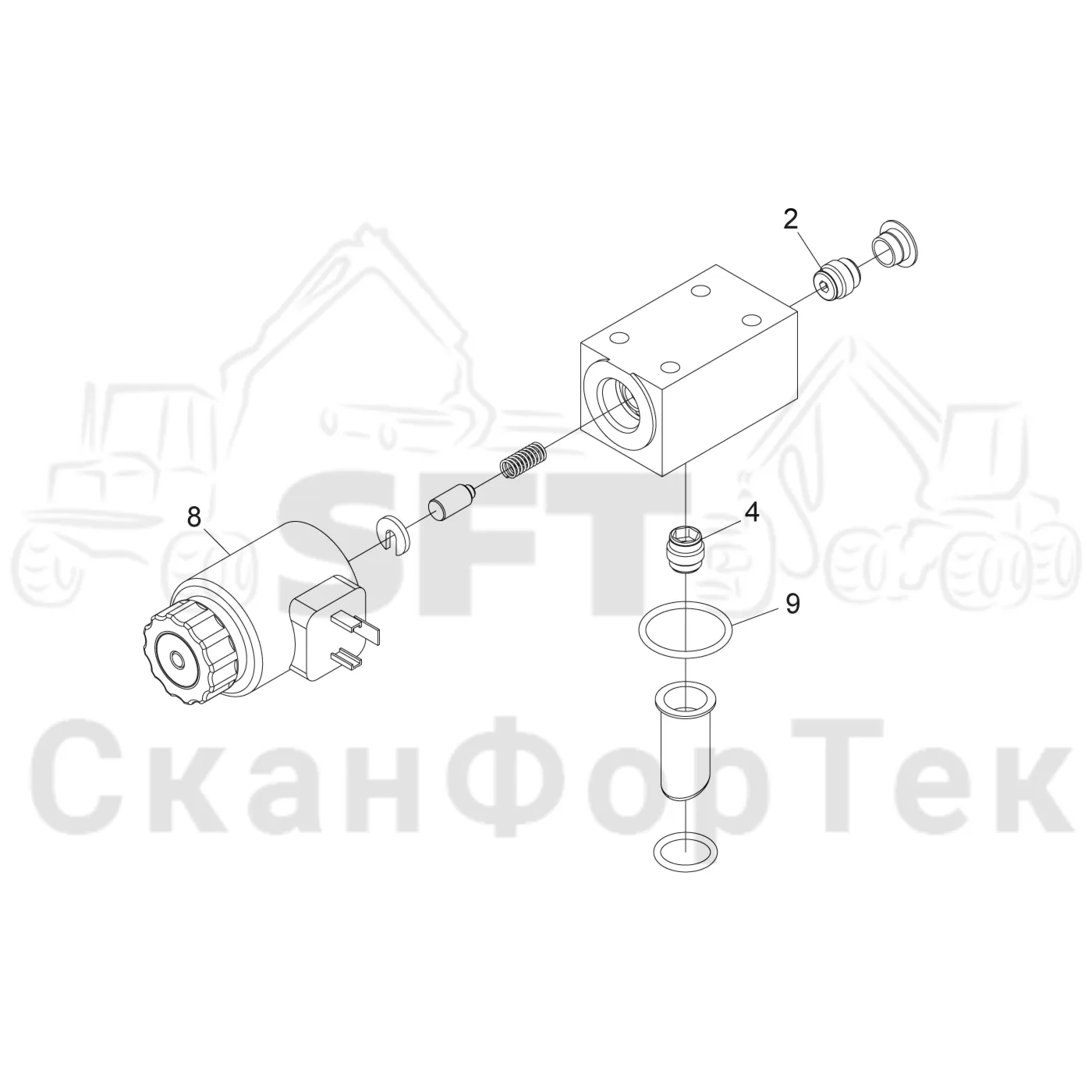 Схема: Оборудование для смазки/Автоматический натяжитель цепи 3172024160- · Масляный насос 3172024120-